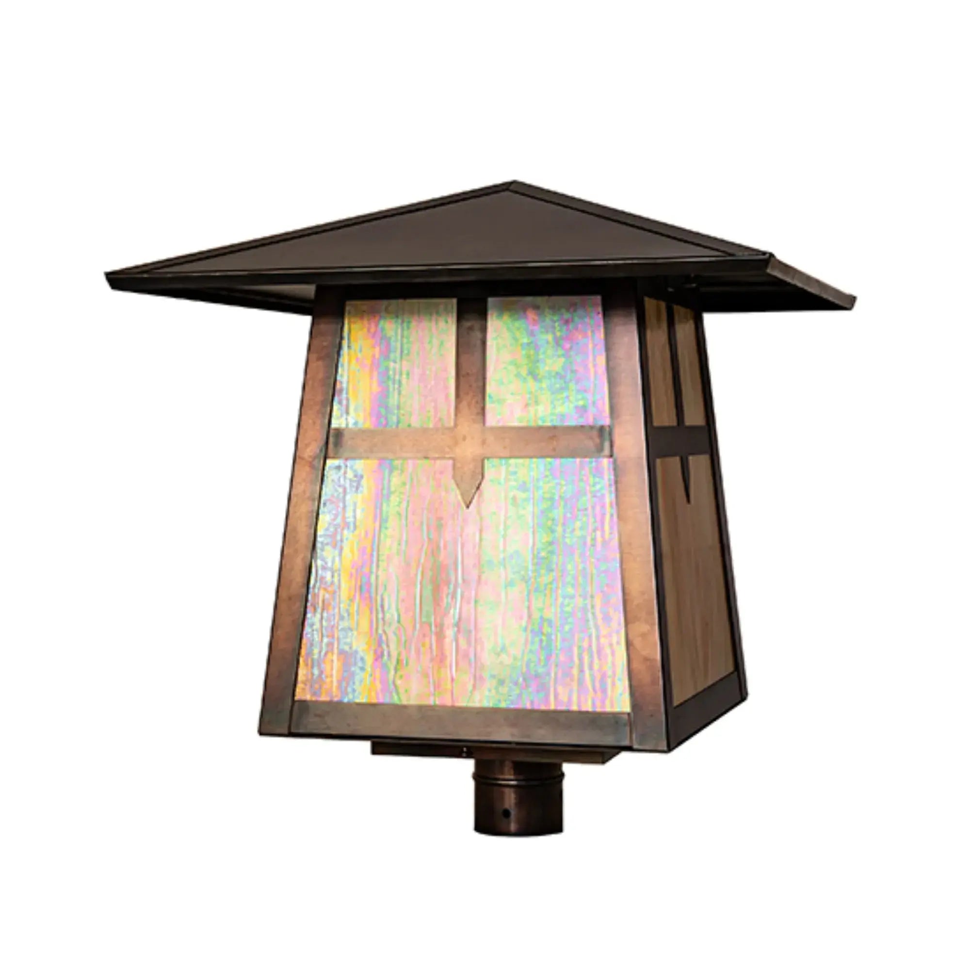 20" Square Stillwater Cross Mission Post Mount – Meyda Lighting Meyda Lighting