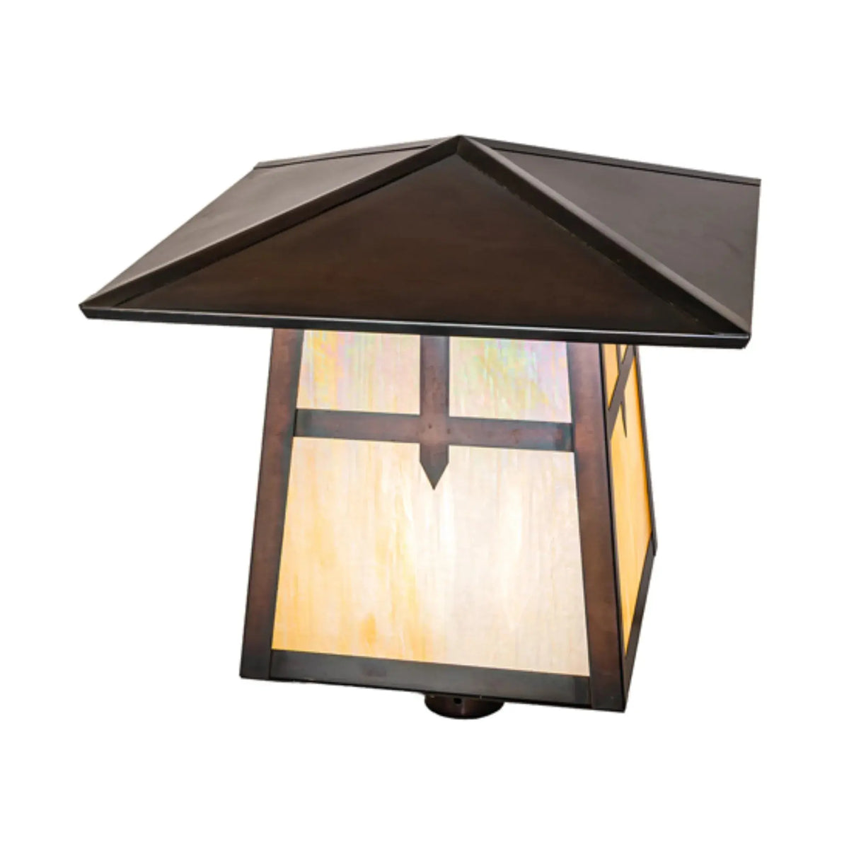 20" Square Stillwater Cross Mission Post Mount – Meyda Lighting Meyda Lighting