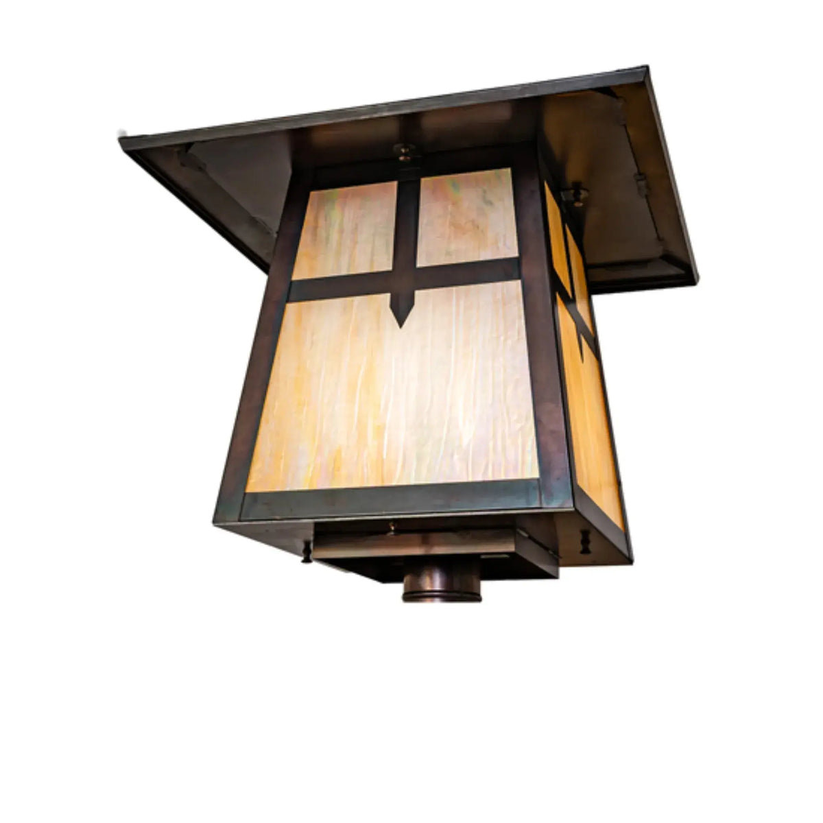 20" Square Stillwater Cross Mission Post Mount – Meyda Lighting Meyda Lighting