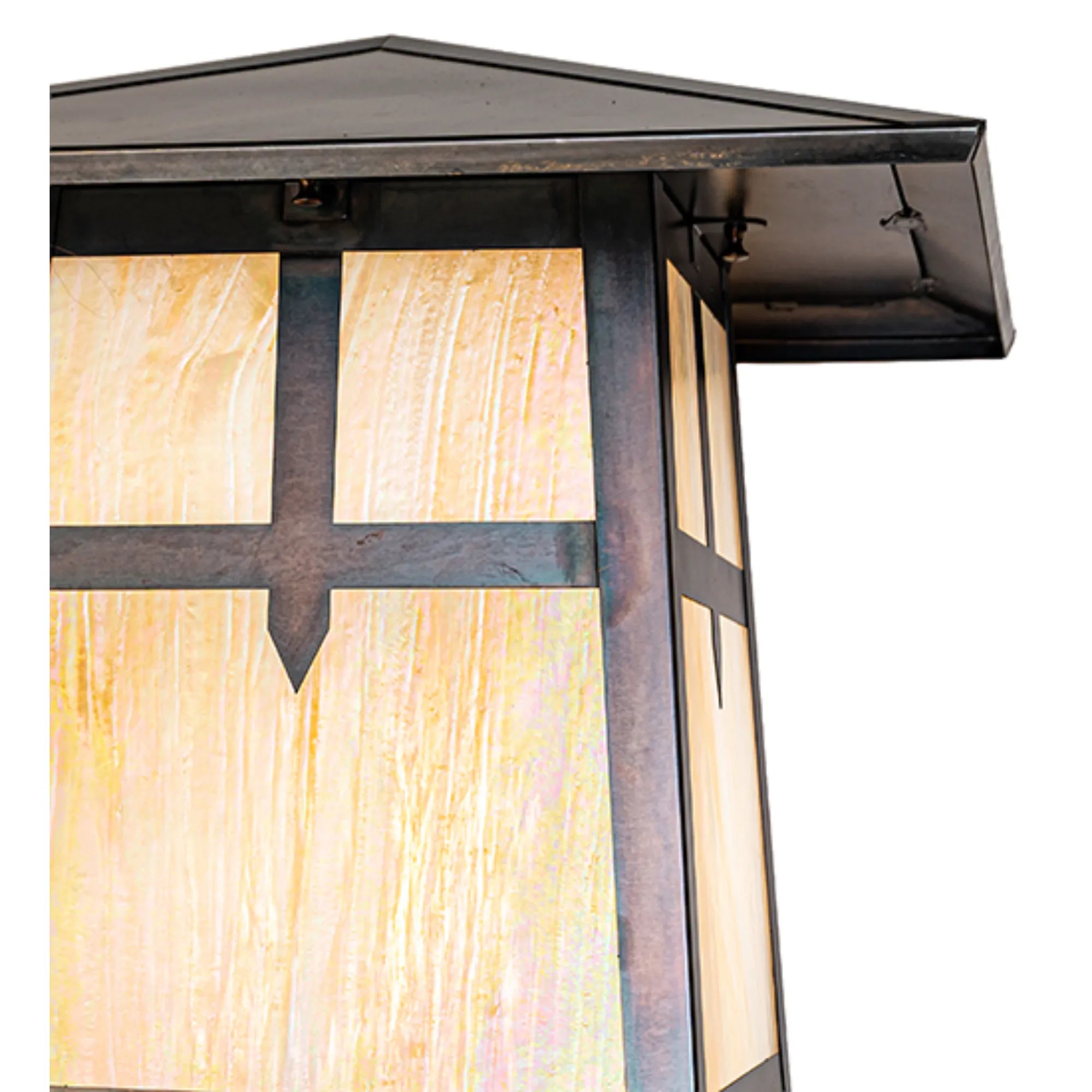 20" Square Stillwater Cross Mission Post Mount – Meyda Lighting