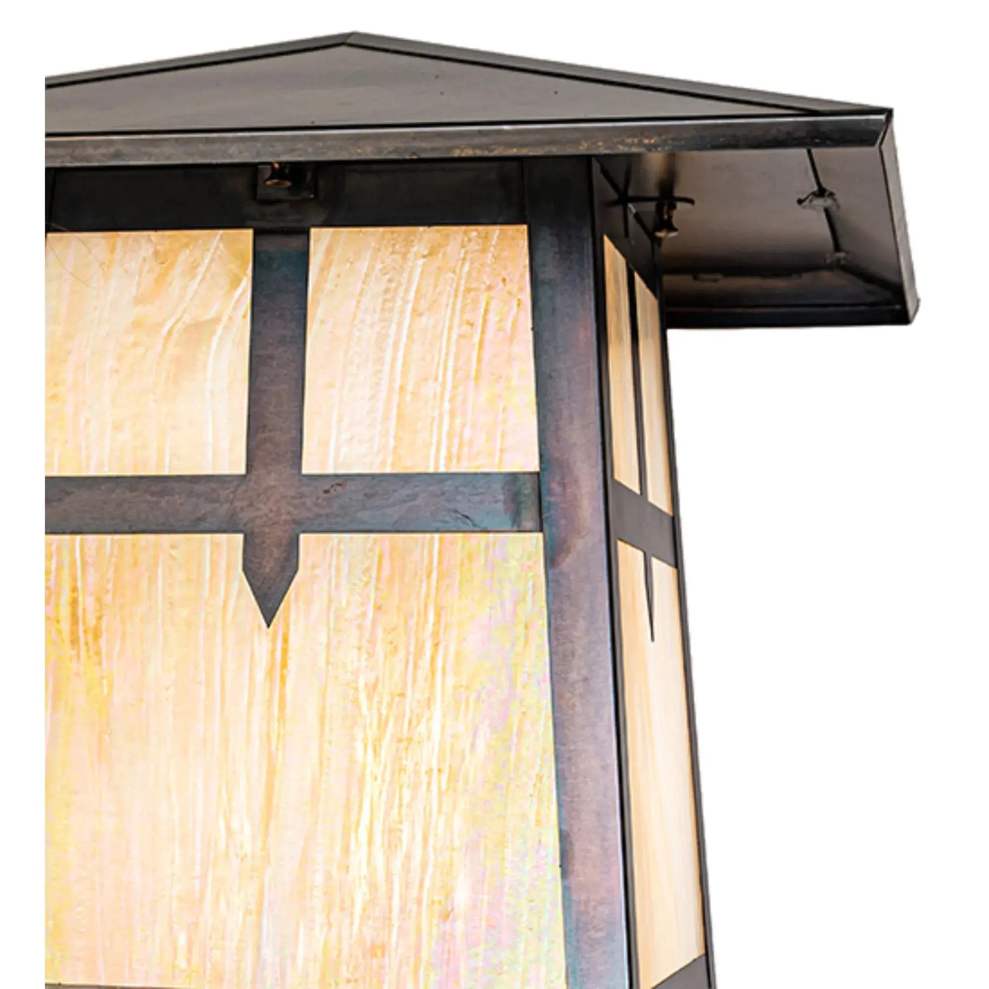 20" Square Stillwater Cross Mission Post Mount – Meyda Lighting Meyda Lighting