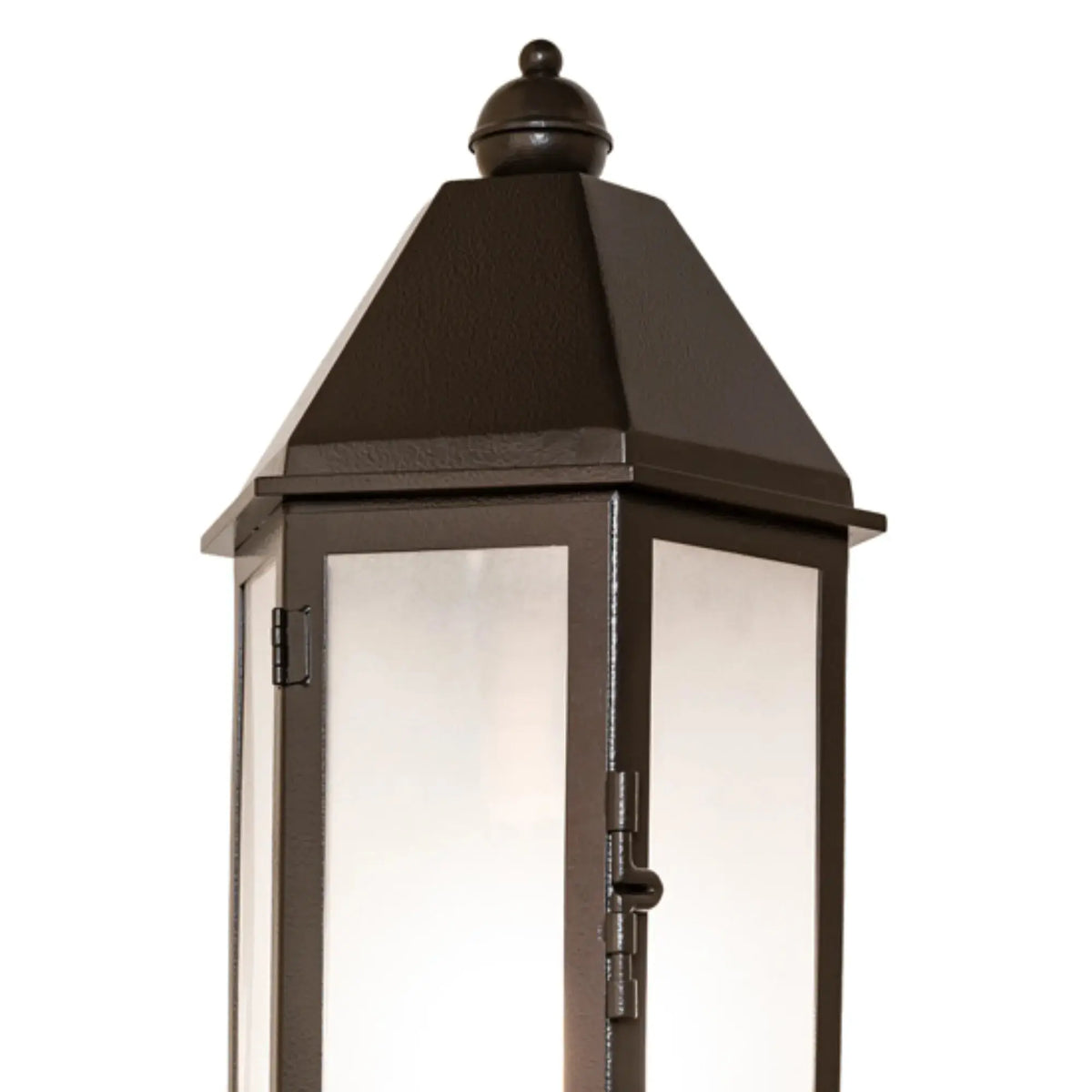 10" Wide Plaza Lantern Post Mount – Exterior Textured Timeless Bronze – Wet-Rated – Meyda Lighting Meyda Lighting