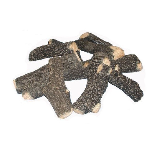 Wilderness Oak Fire Pit Log Set – 30” (8-Piece)