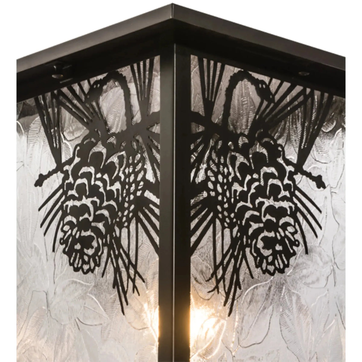 16" Square Hyde Park Winter Pine Post Mount – Craftsman Brown – Wet-Rated – Meyda Lighting Meyda Lighting