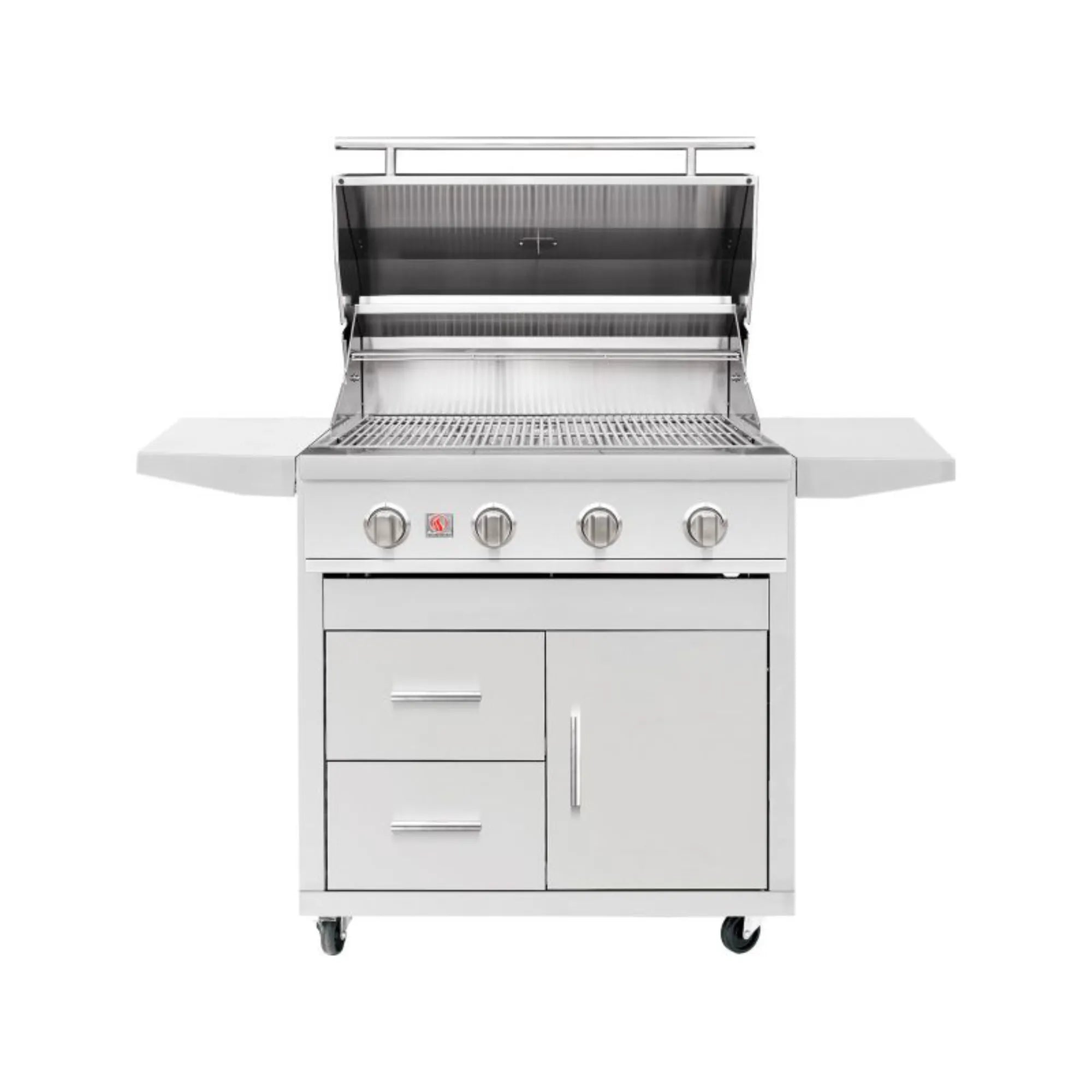 Summerset Sizzler 32" 4-Burner Freestanding Gas Grill w/ Cart β 48,000 BTU | SZR32 Summerset