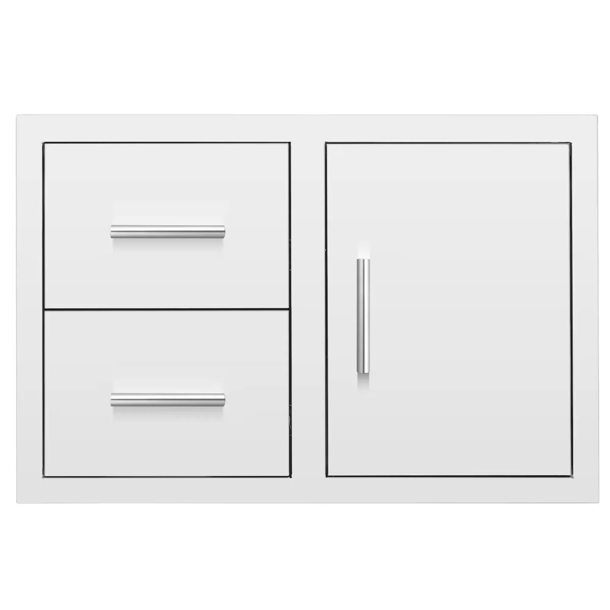 Summerset 33" 2-Drawer & Access Door Combo — 304 SS, Soft-Close, Hidden Hinge | DC2-33 Summerset