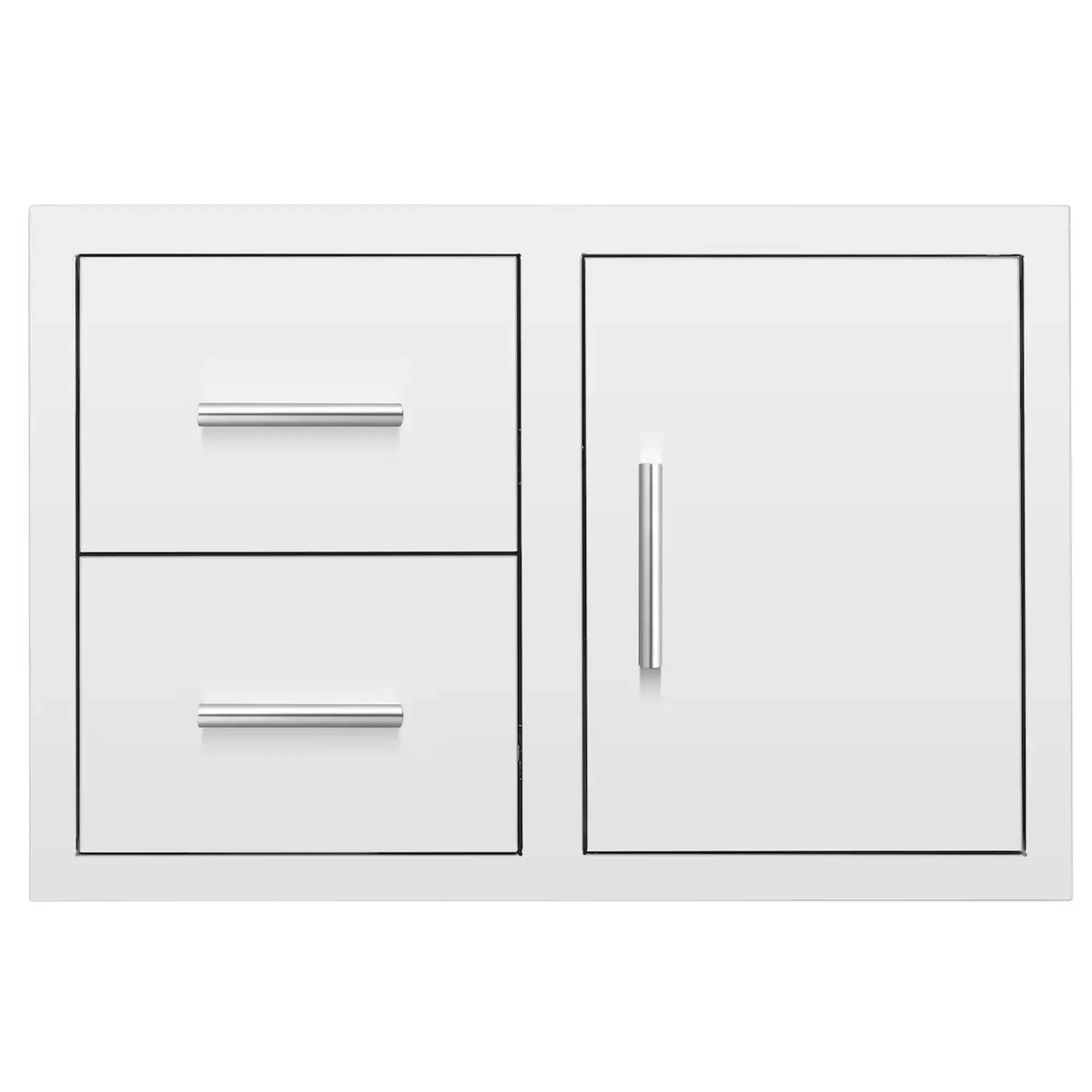 Summerset 33" 2-Drawer & Access Door Combo — 304 SS, Soft-Close, Hidden Hinge | DC2-33 Summerset