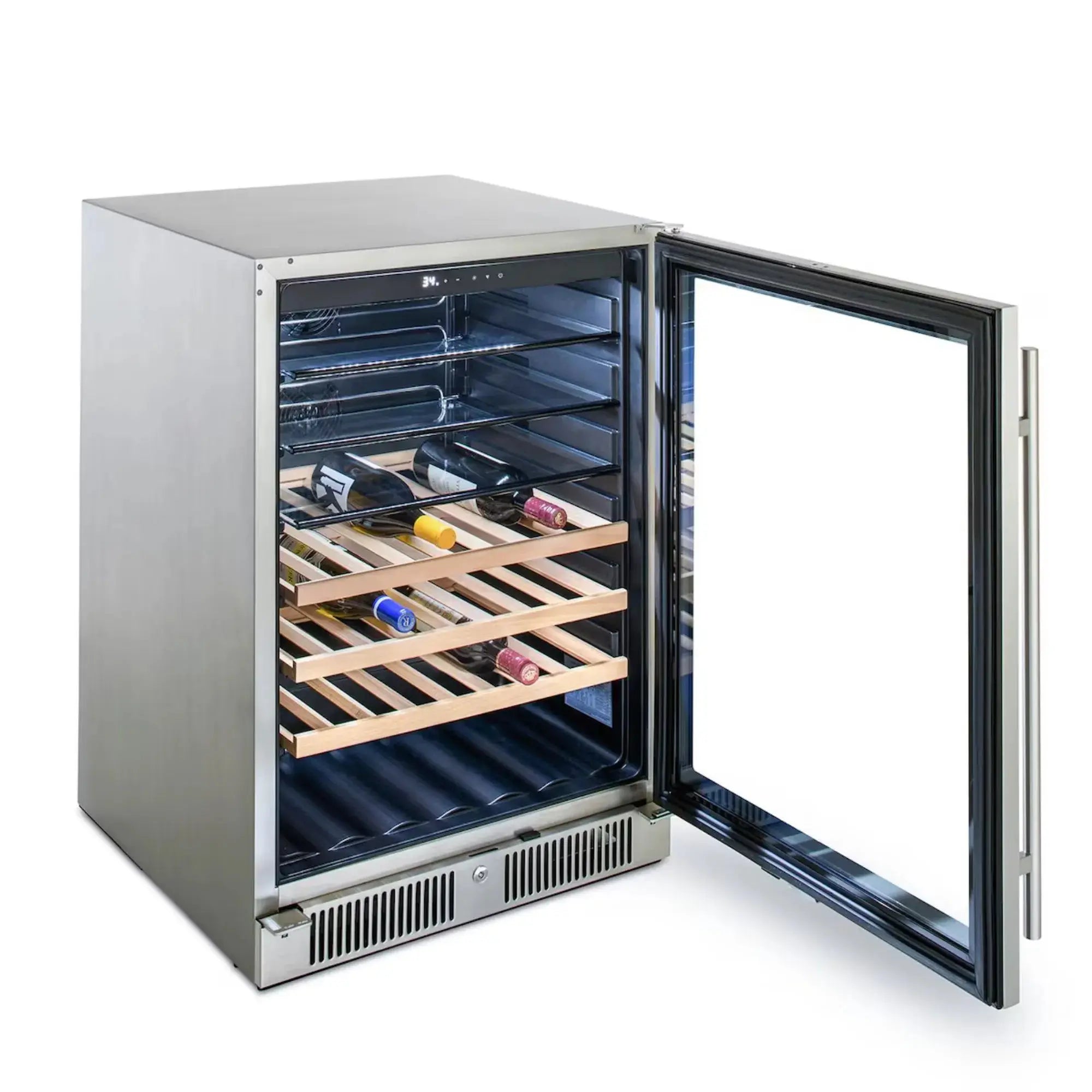 Blaze 24-Inch 5.5 Cu. Ft. Outdoor Glass Door Beverage Cooler – BLZ-GDBEV-5.5 Blaze