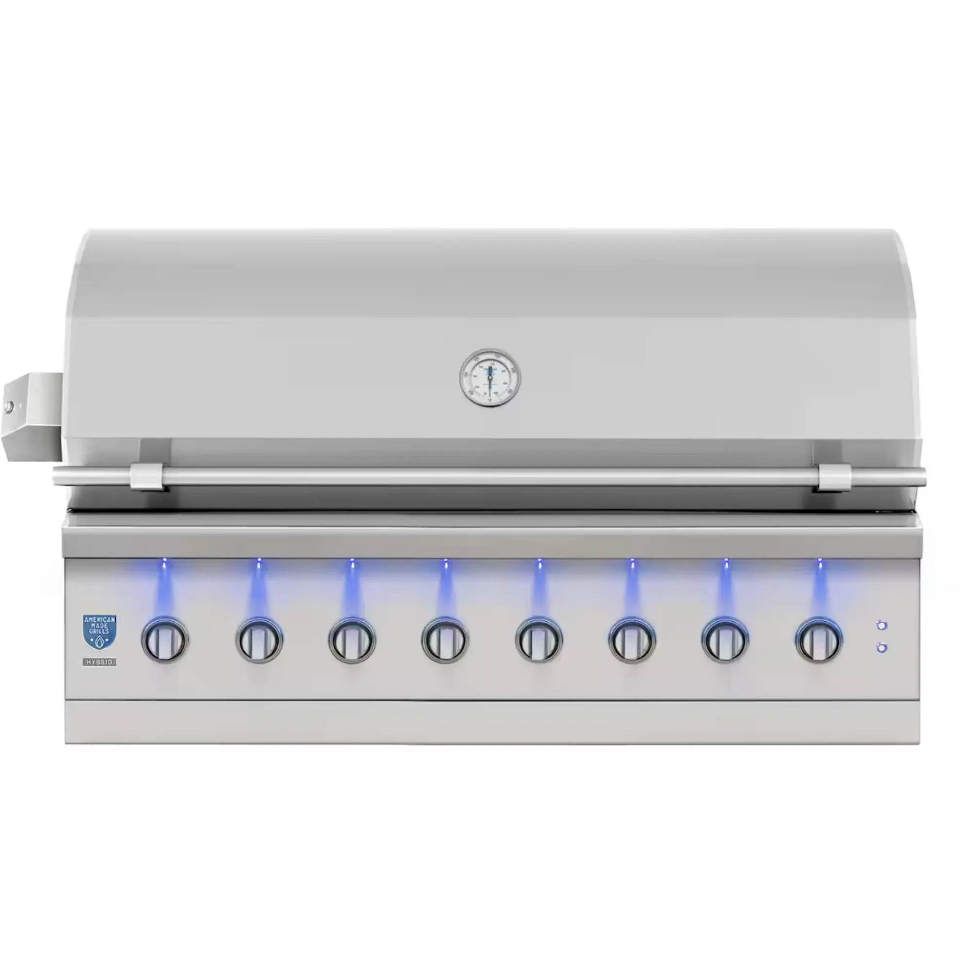 American Made Grills Encore 54-Inch Built-In Hybrid Grill — 176,000 BTU | Gas, Charcoal & Wood | Made in USA American Made Grills