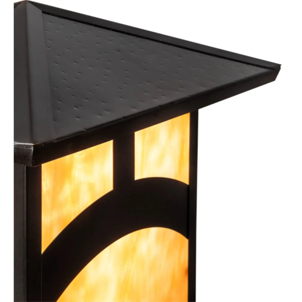 12" Square Seneca Hill Top Post Mount – Craftsman Brown – Wet-Rated – Meyda Lighting Meyda Lighting