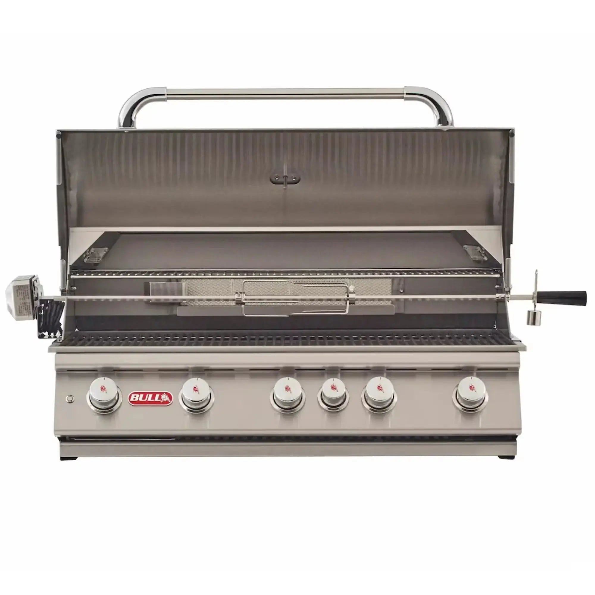 Bull Brahma 38-Inch 5-Burner Built-In Gas Grill with Rotisserie Bull