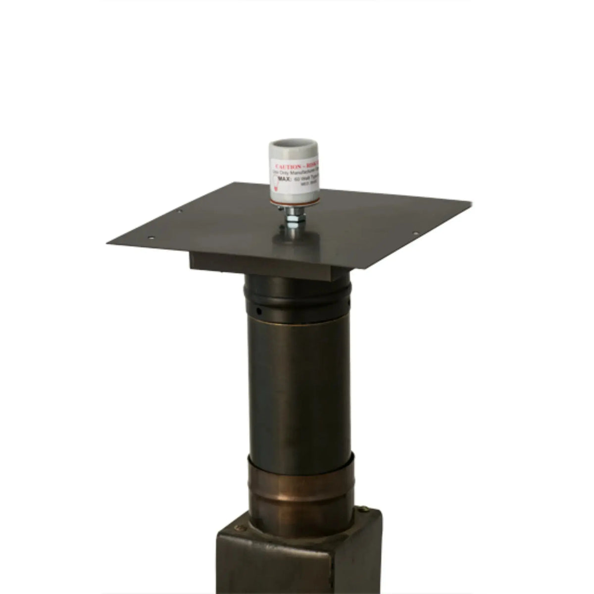 12"Sq Stillwater Hill Top Post Mount – Craftsman Brown – Wet-Rated – Meyda Lighting Meyda Lighting