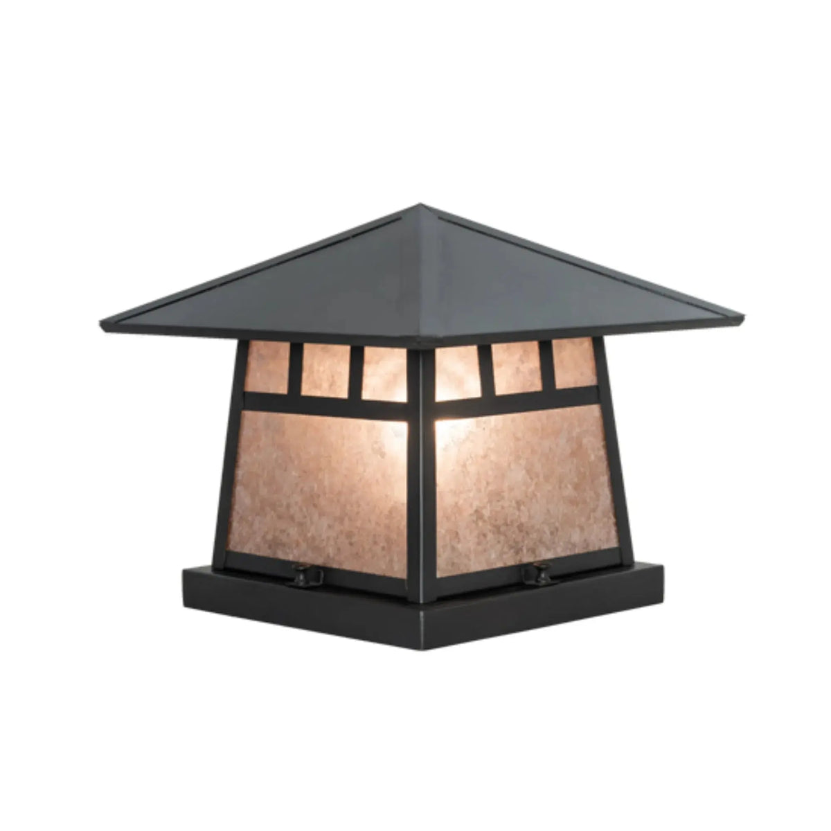 12" Square Stillwater Double Bar Mission Pier Mount – Meyda Lighting Meyda Lighting
