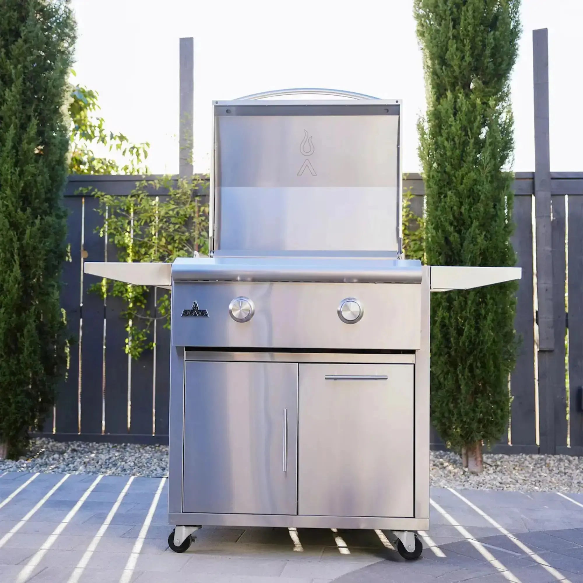 Blaze LTE+ 30-Inch Gas Griddle Freestanding with Cart Blaze
