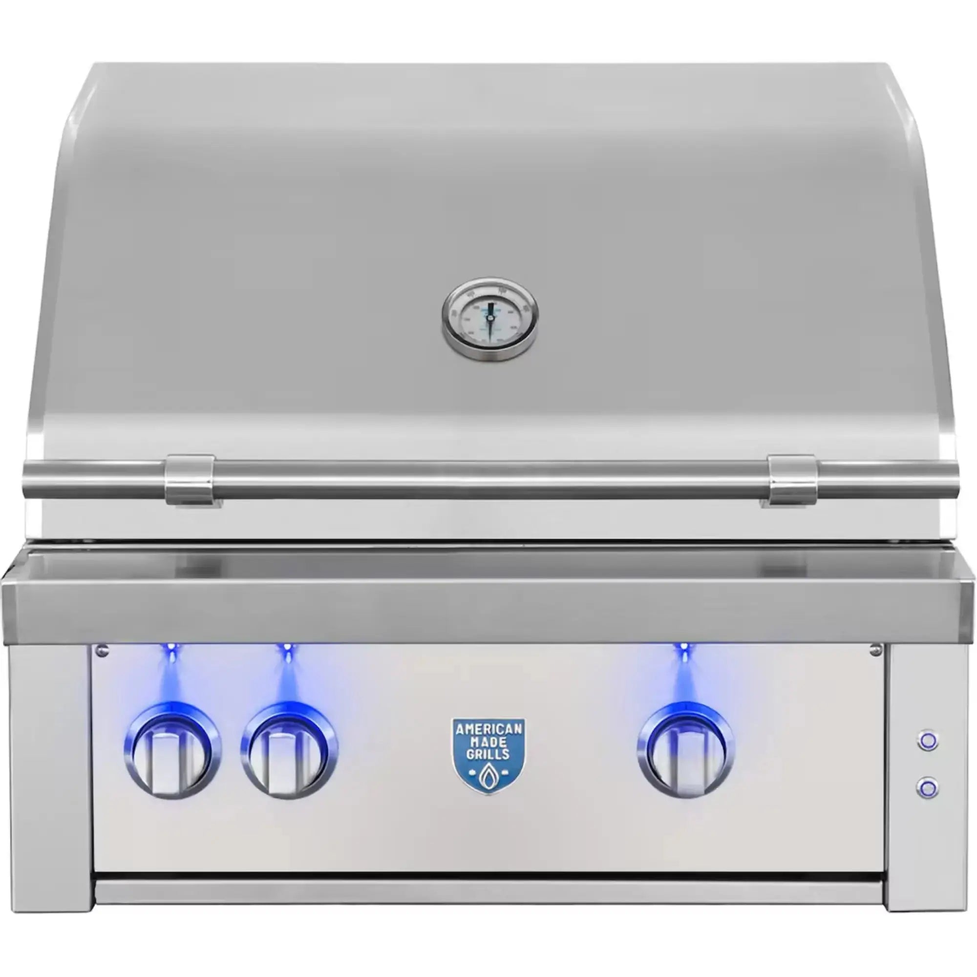 American Made Grills Estate Freedom 30" 2-Burner Built-In Gas Grill — 52,000 BTU w/ Ceramic Briquettes — EST30-FR American Made Grills
