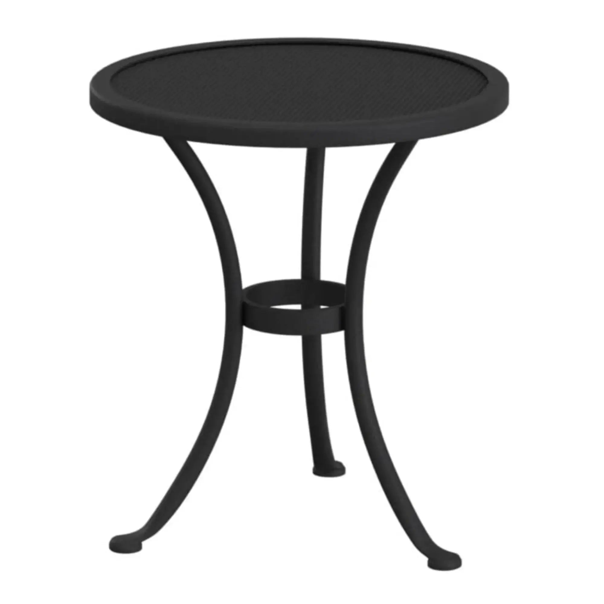 O.W. Lee 24 Inch Round Micro Mesh Outdoor Side Table
