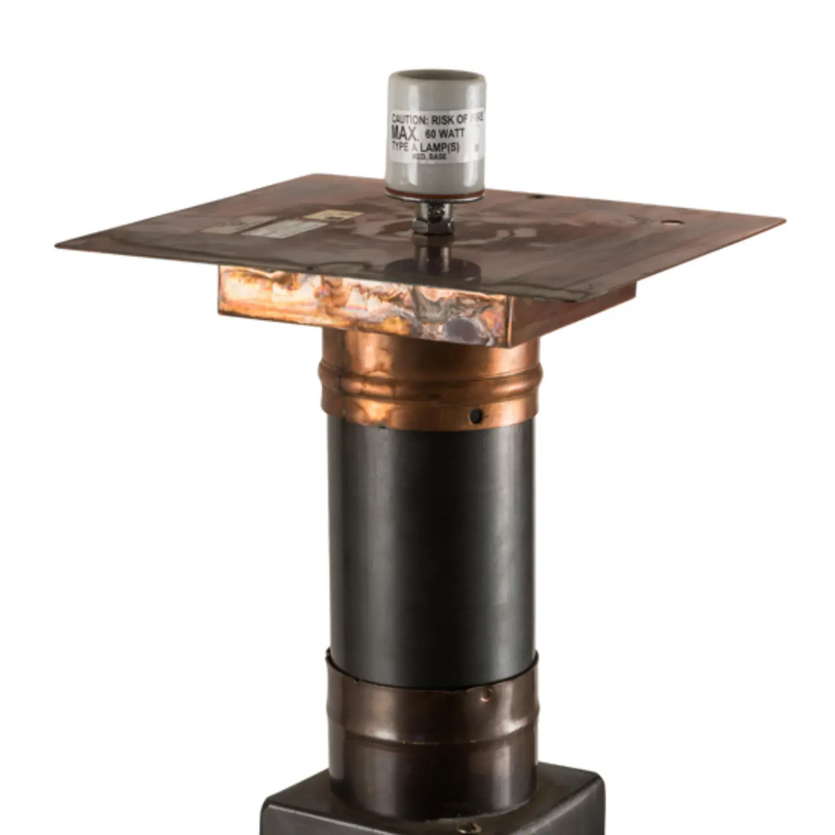 12.5"Sq Stillwater Cross Mission Post Mount – Vintage Copper – Wet-Rated – Meyda Lighting Meyda Lighting