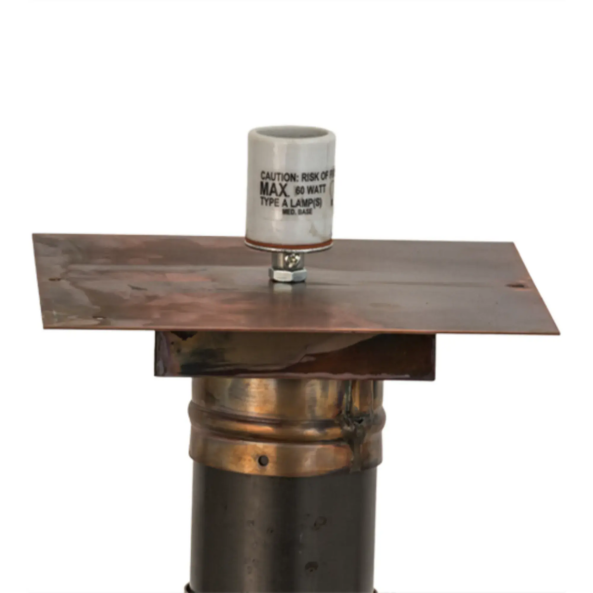 12"Sq Stillwater Cross Mission Post Mount – Vintage Copper – Wet-Rated – Meyda Lighting Meyda Lighting