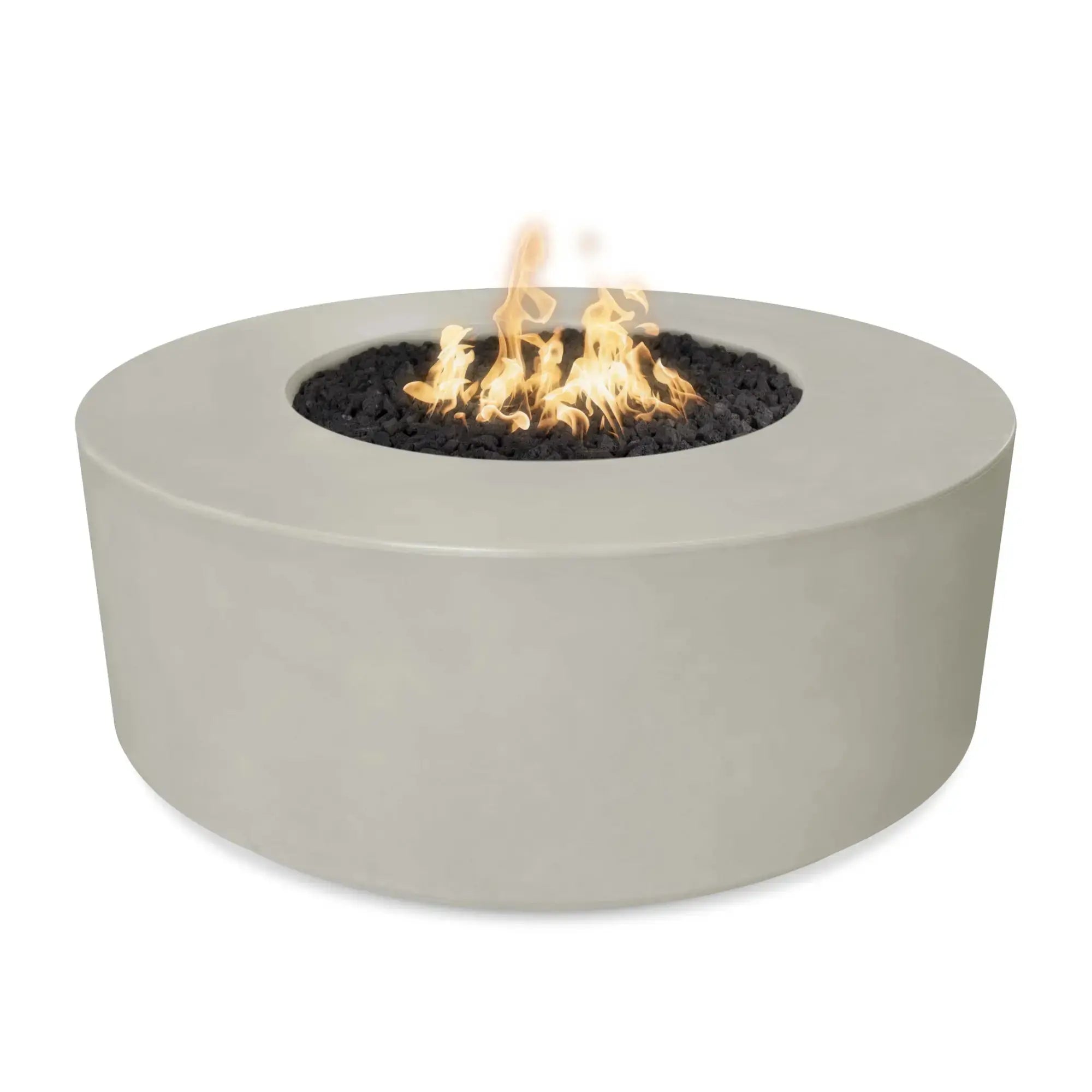 Florence 54" Round Concrete Gas Fire Pit – The Outdoor Plus The Outdoor Plus