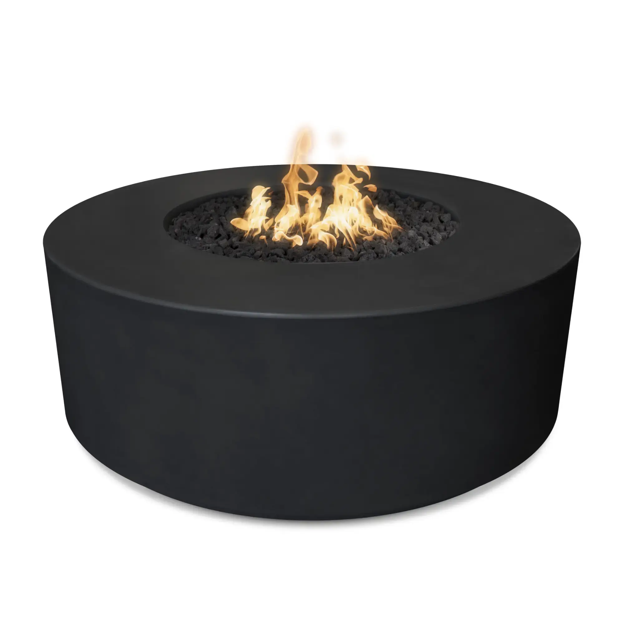 Florence 54" Round Concrete Gas Fire Pit – The Outdoor Plus The Outdoor Plus