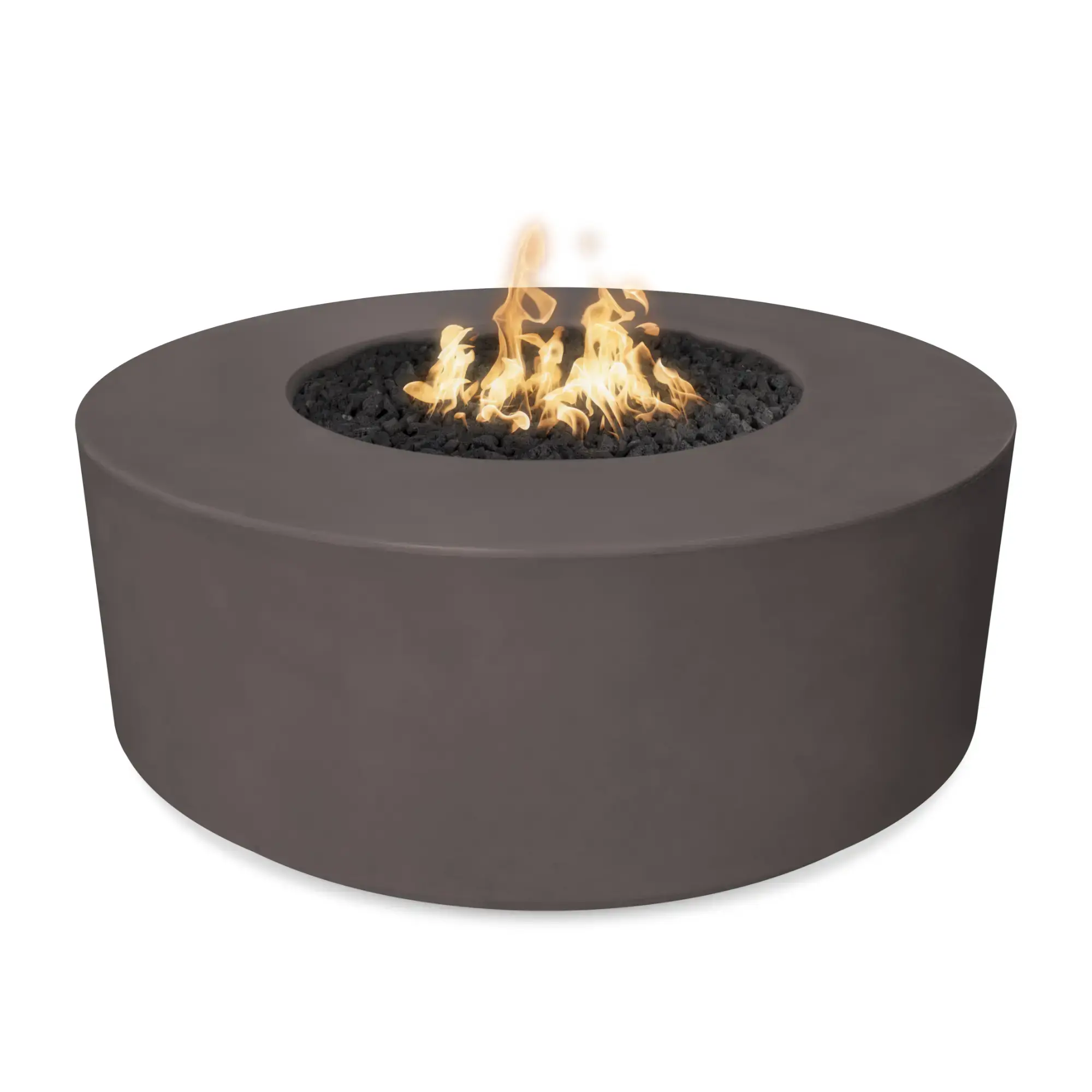 Florence 54" Round Concrete Gas Fire Pit – The Outdoor Plus The Outdoor Plus