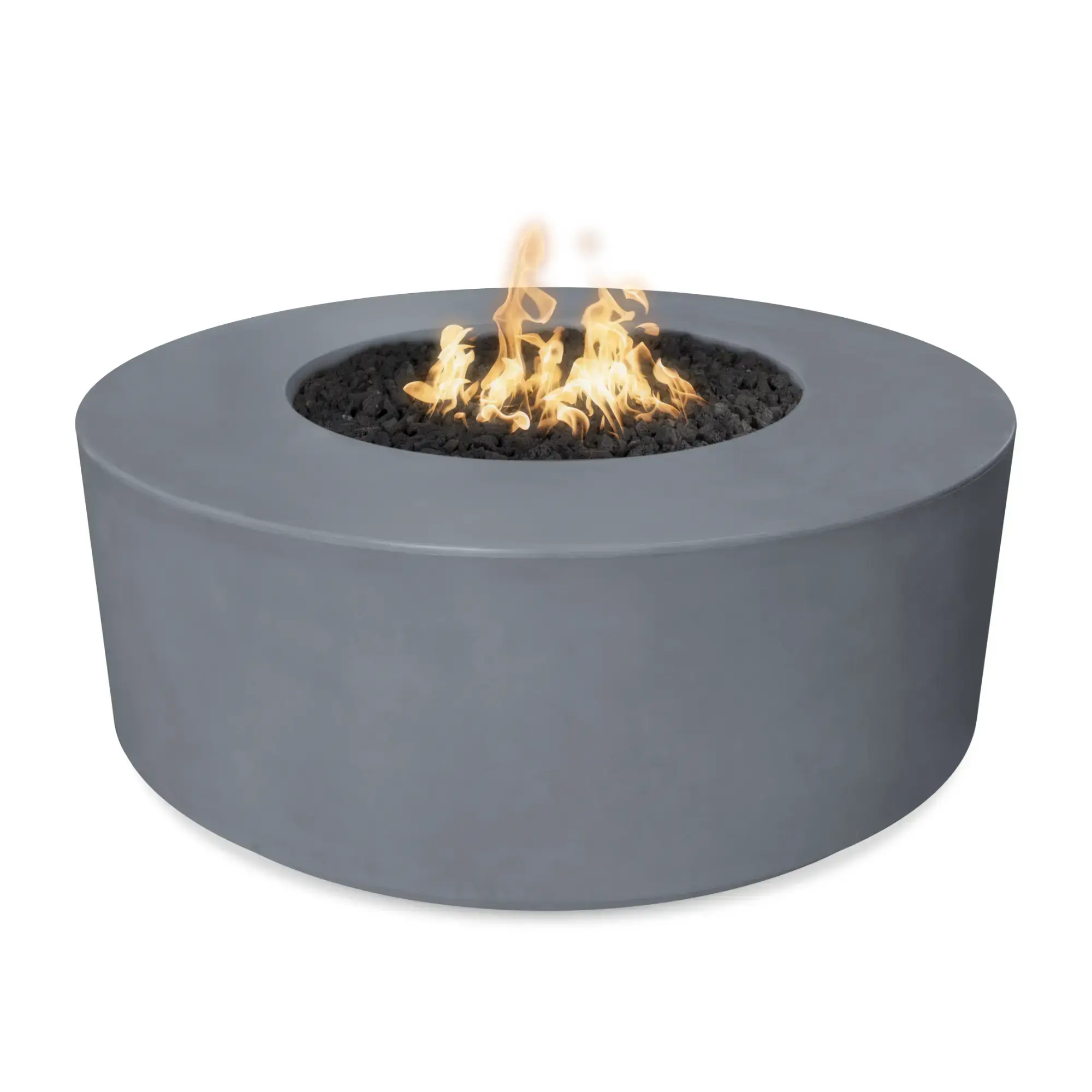 Florence 54" Round Concrete Gas Fire Pit – The Outdoor Plus The Outdoor Plus