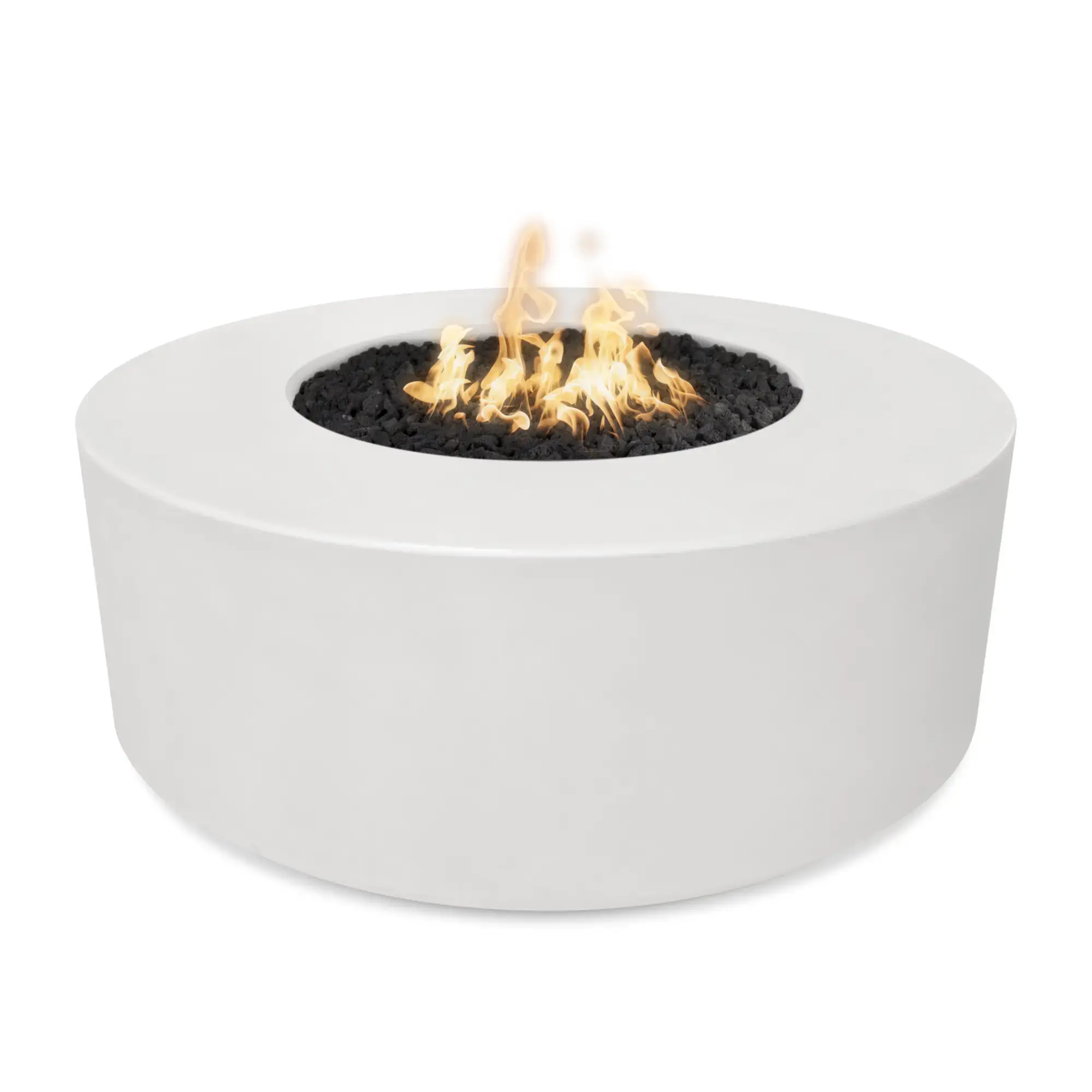 Florence 54" Round Concrete Gas Fire Pit – The Outdoor Plus The Outdoor Plus