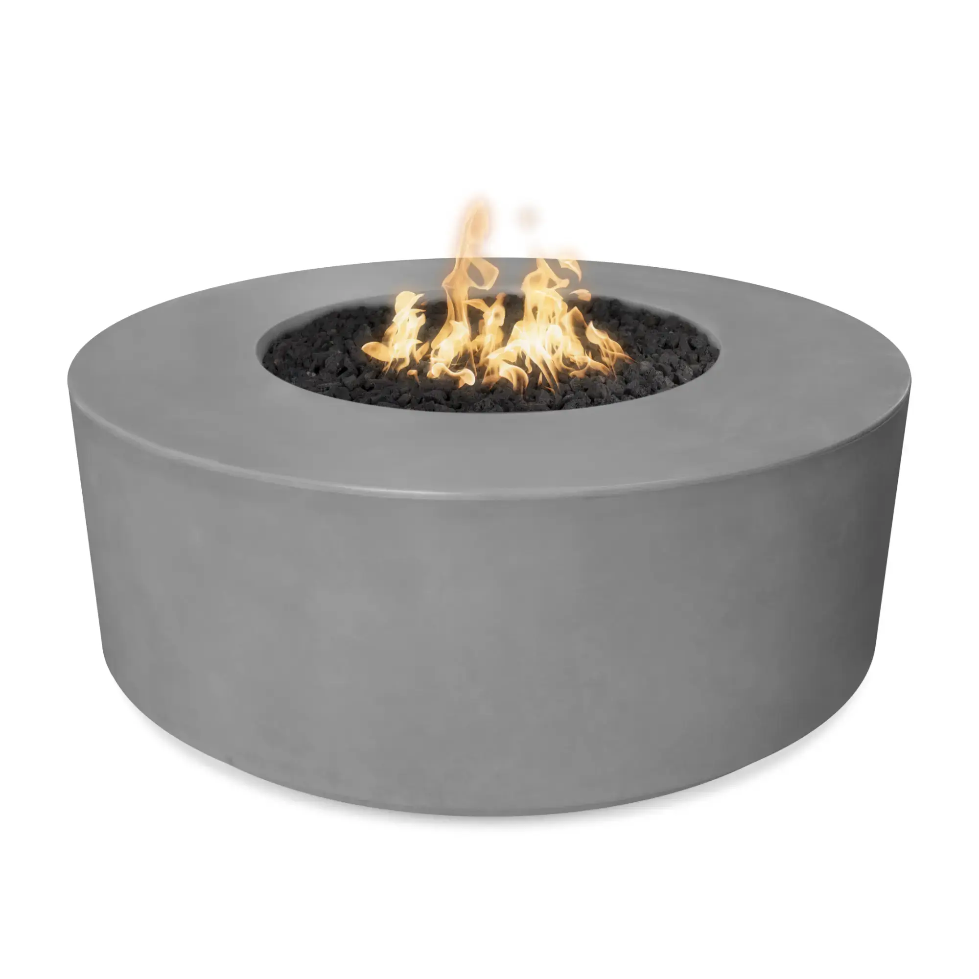 Florence 54" Round Concrete Gas Fire Pit – The Outdoor Plus The Outdoor Plus