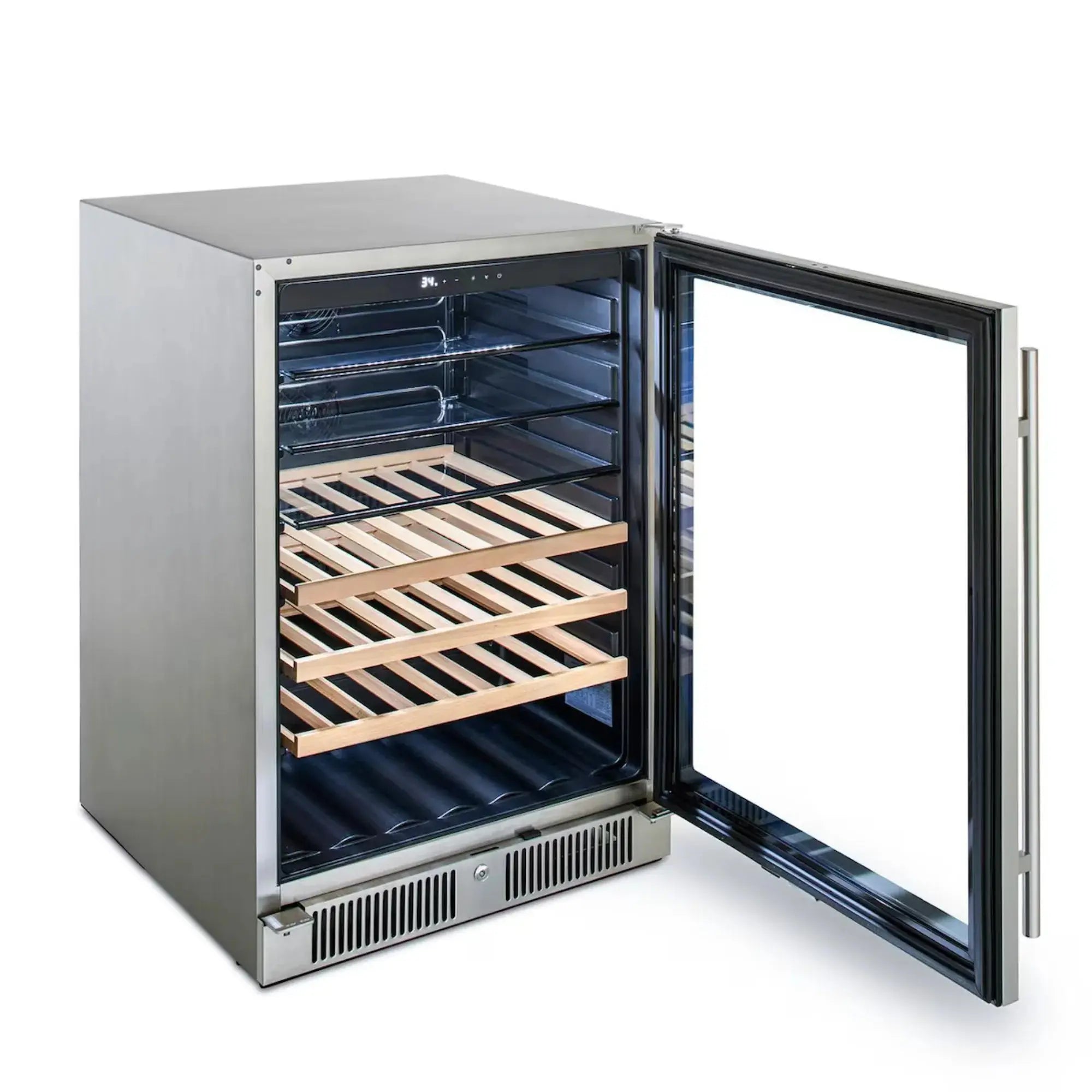 Blaze 24-Inch 5.5 Cu. Ft. Outdoor Glass Door Beverage Cooler – BLZ-GDBEV-5.5 Blaze