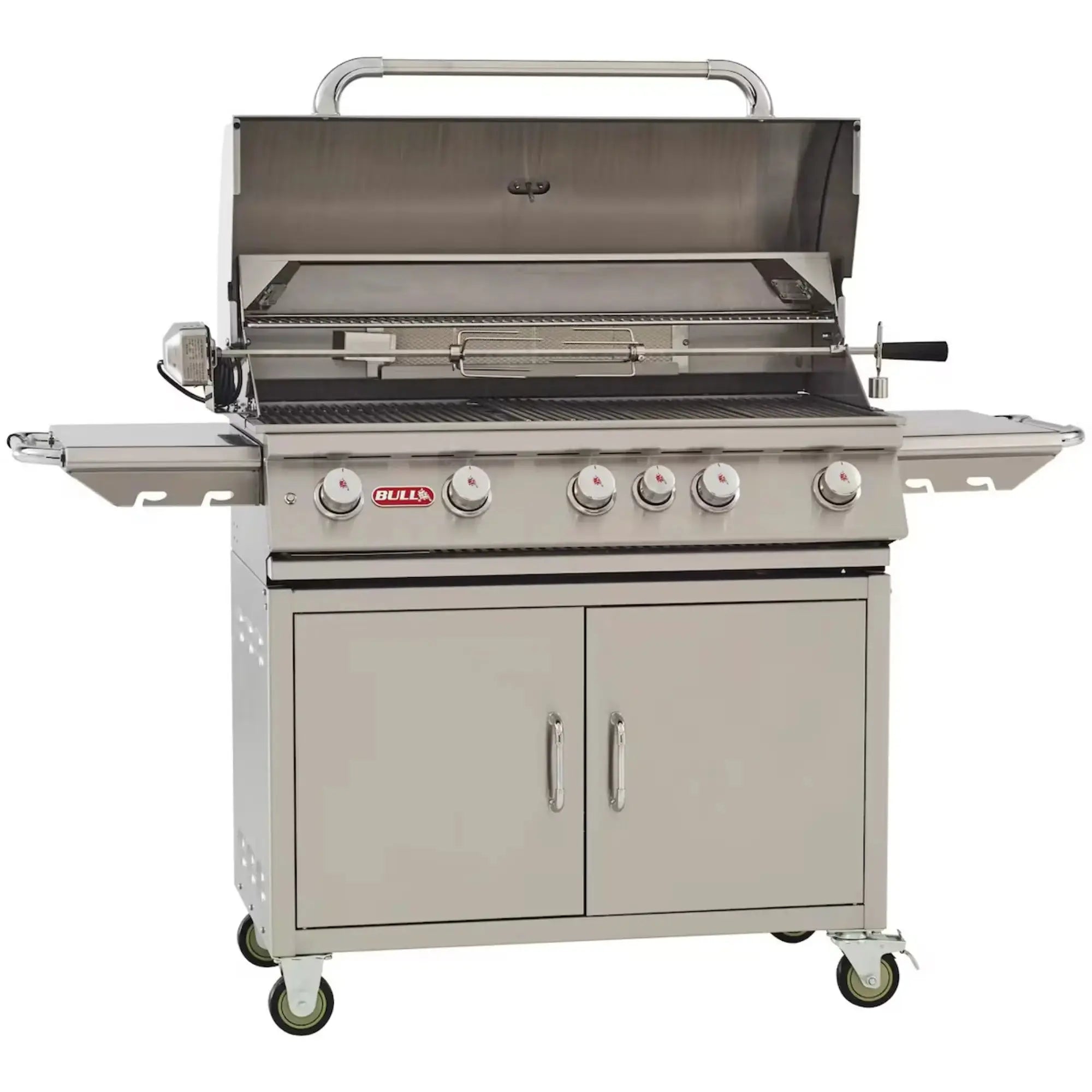 Bull Brahma 38-Inch 5-Burner Freestanding Gas Grill with Cart Bull