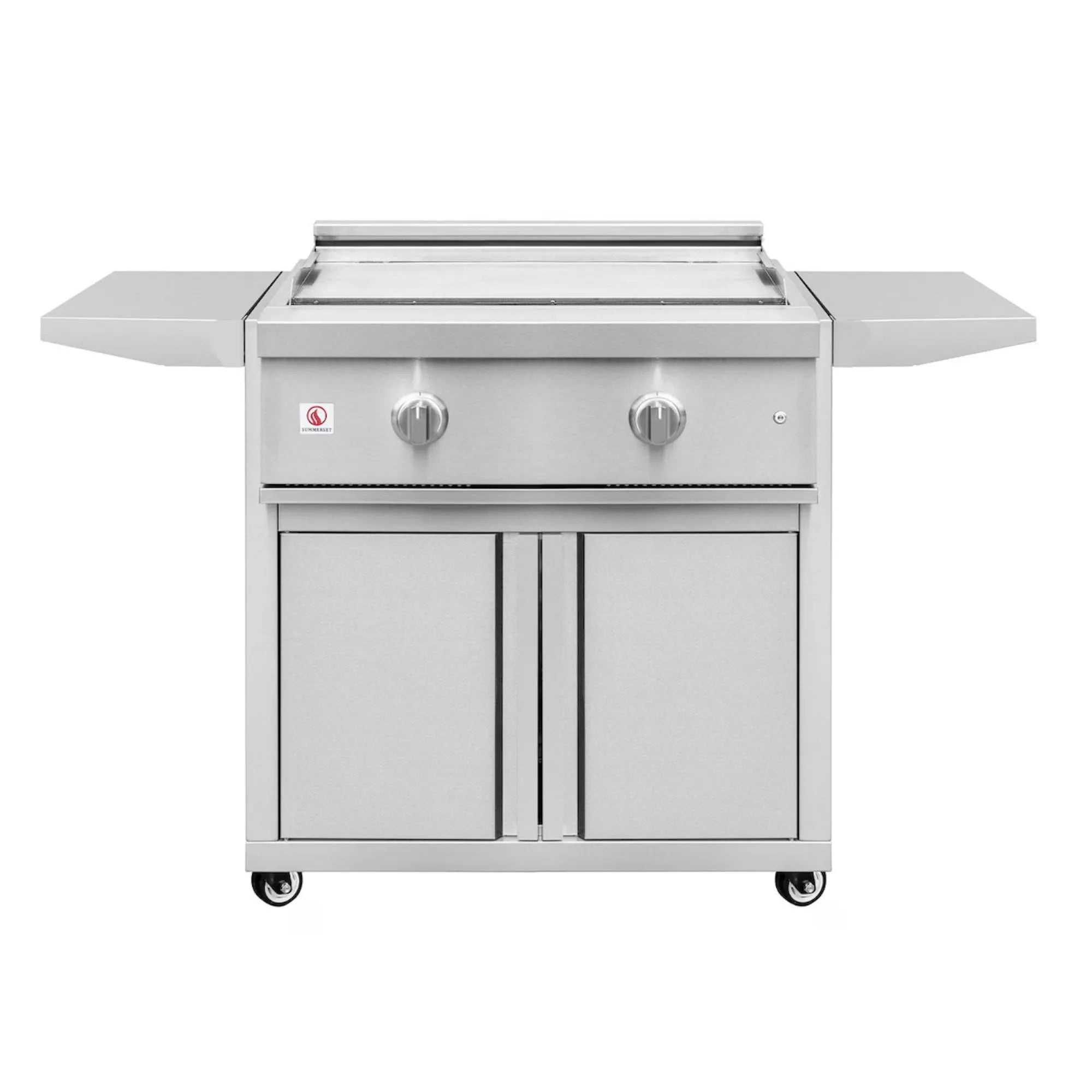 Summerset Griddle Pro 30" 2-Burner Freestanding Gas Griddle w/ Cart — 36,000 BTU | GRIDPRO