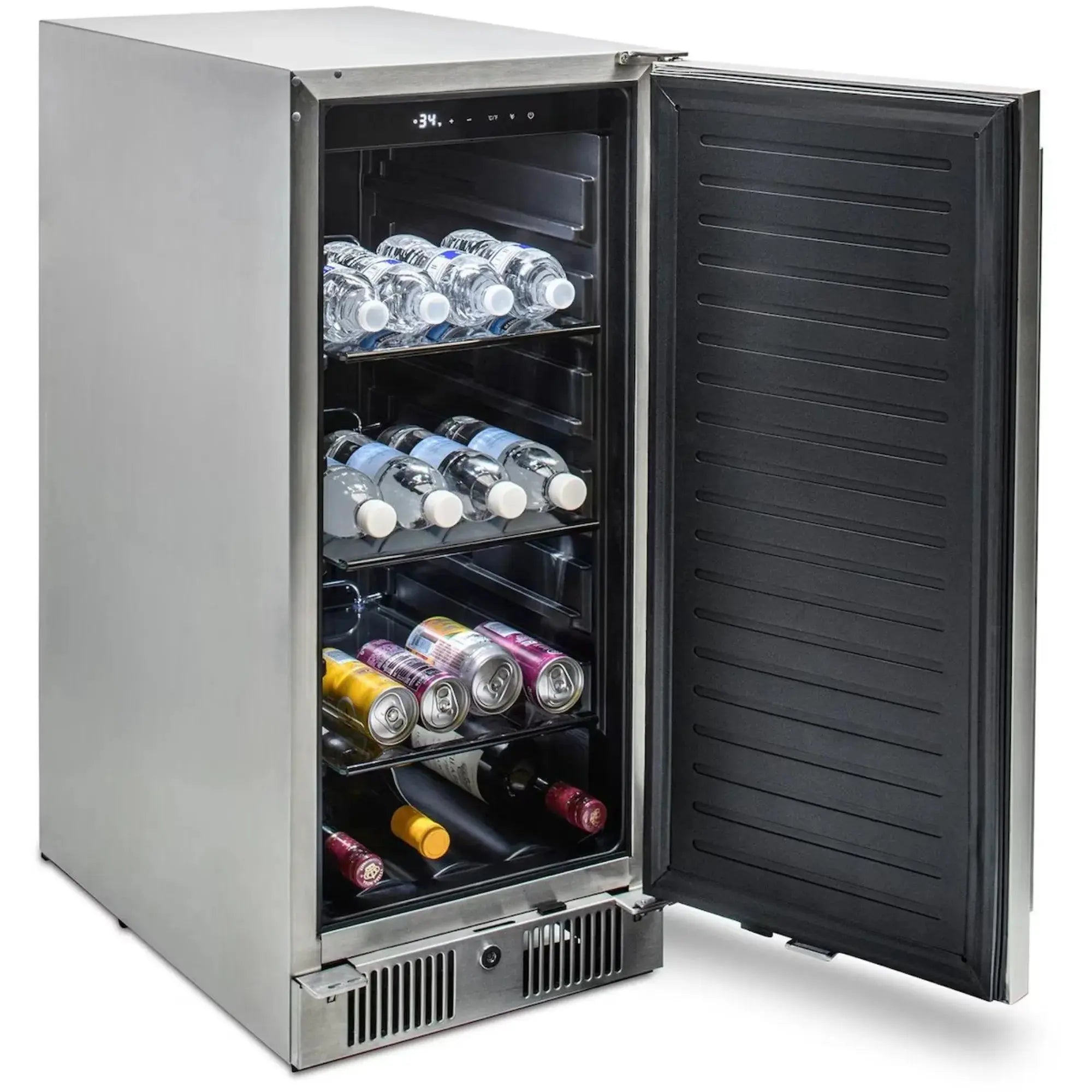 Blaze 15-Inch 3.2 Cu. Ft. Outdoor Rated Compact Refrigerator – BLZ-SSRF-15 Blaze