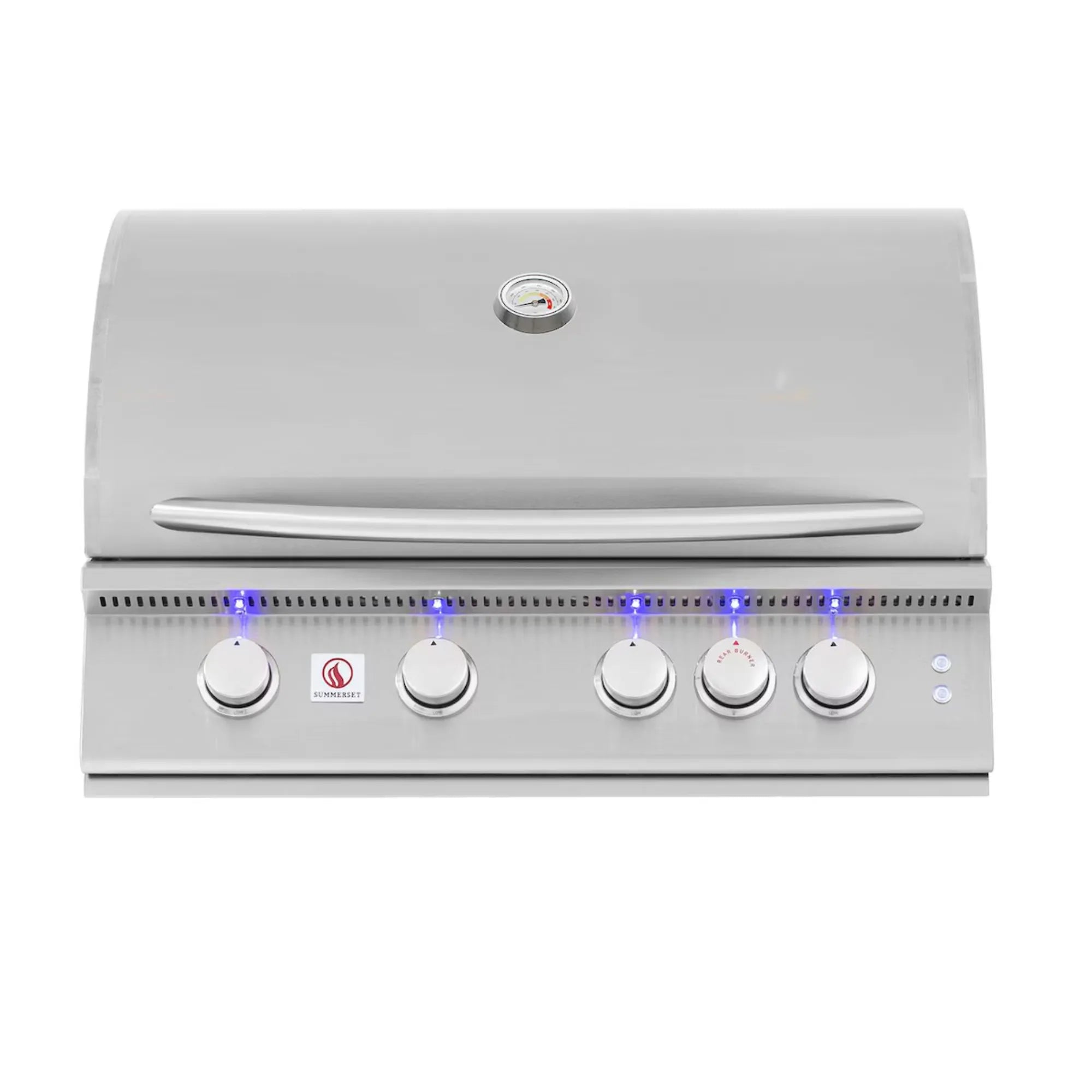 Summerset 32" Sizzler Pro 4-Burner Built-In Gas Grill — 56,000 BTU w/ Rear IR Burner | SZRPRO32 Summerset