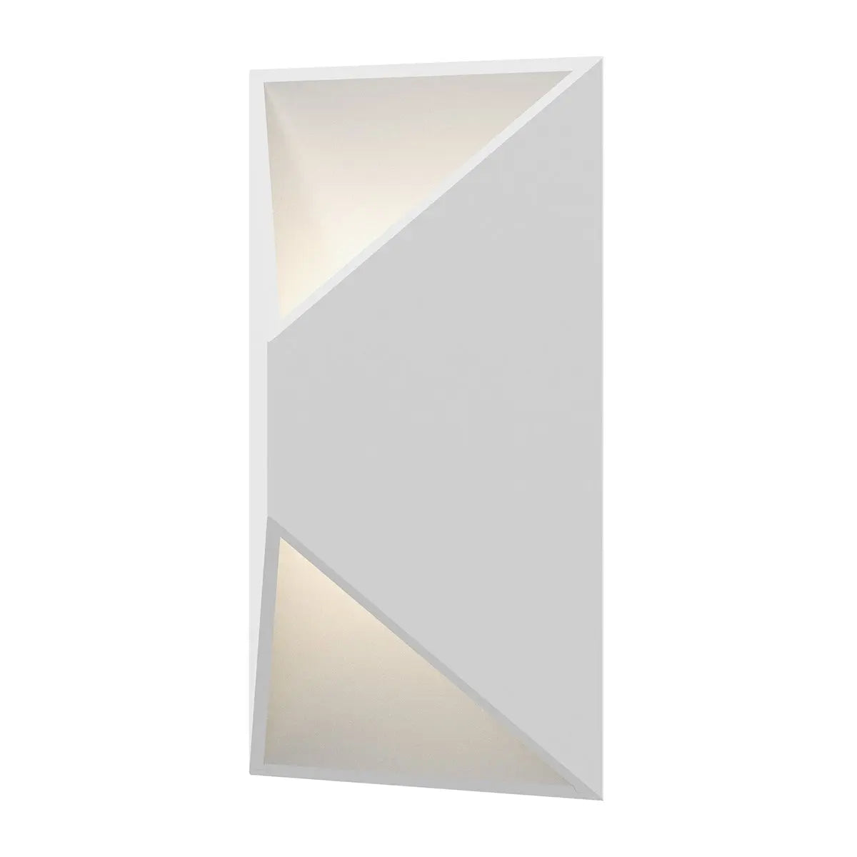 Prisma™ Wall Sconce - Texture White - 11" H 7" W - Sonneman