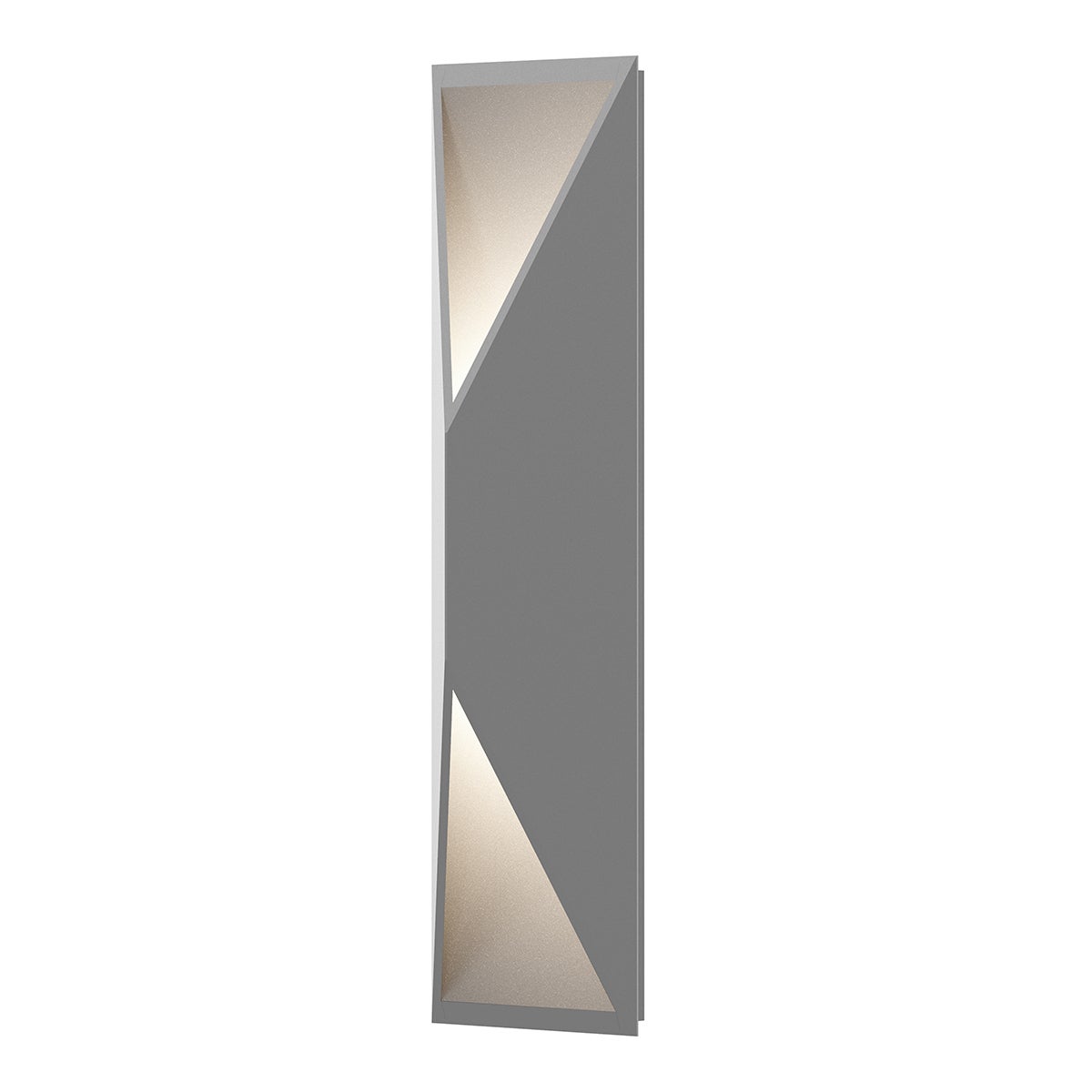 Prisma™ Wall Sconce - Textured Gray - 18" H 5" W - Sonneman