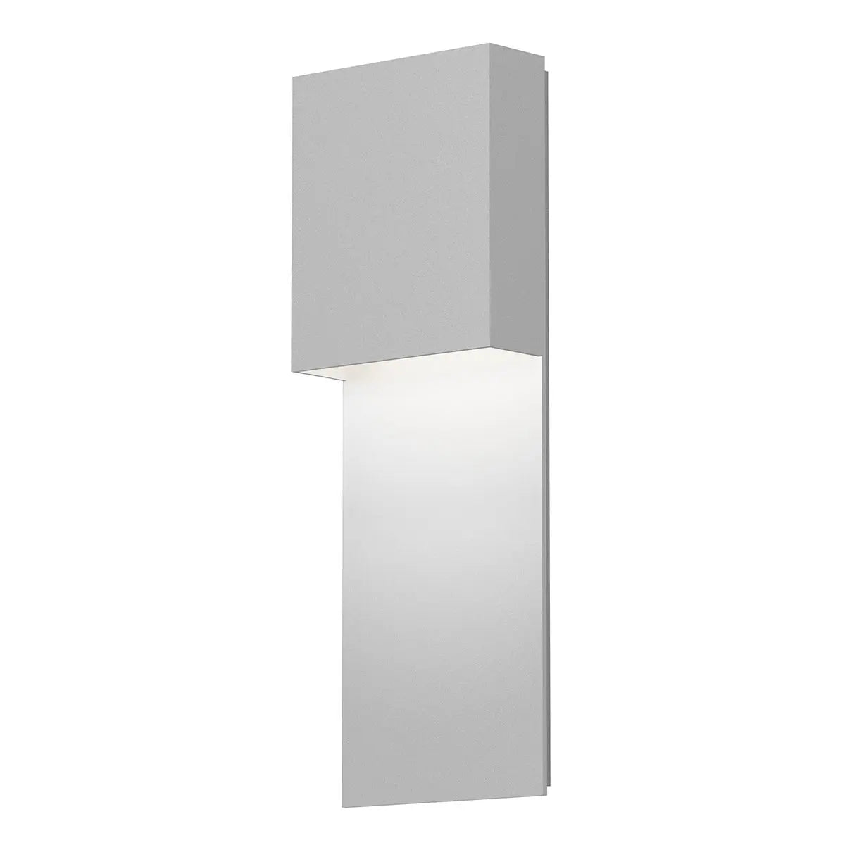 Flat Box™ Wall Sconce - Texture White - 17" H 6" W - Sonneman