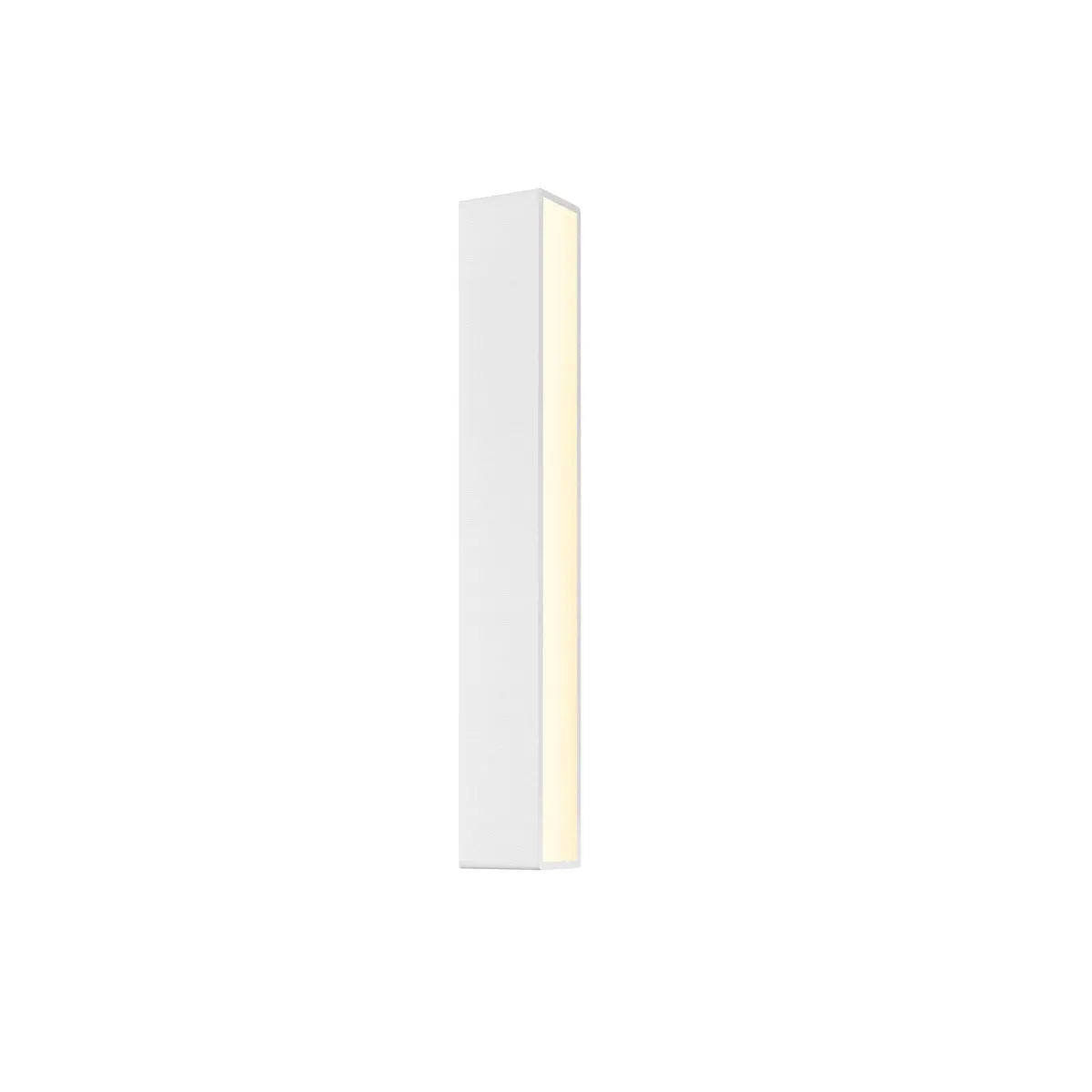 Sideways Wall Sconce - Texture White - 24" H 3.25" W - Sonneman