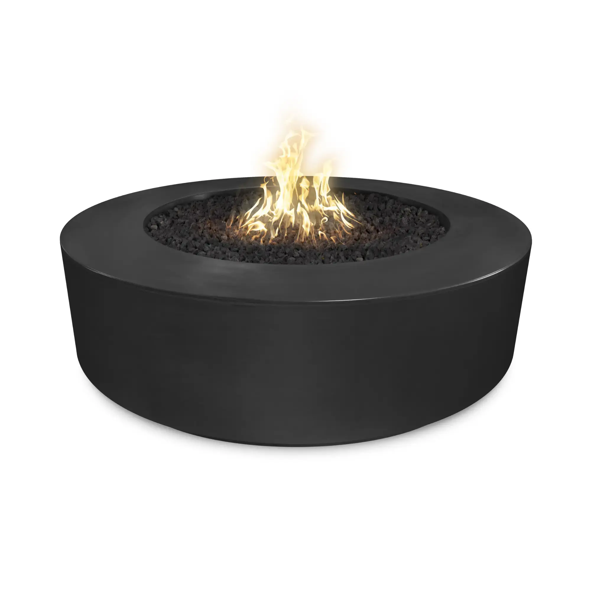 Florence 72" Round Concrete Gas Fire Pit – The Outdoor Plus The Outdoor Plus