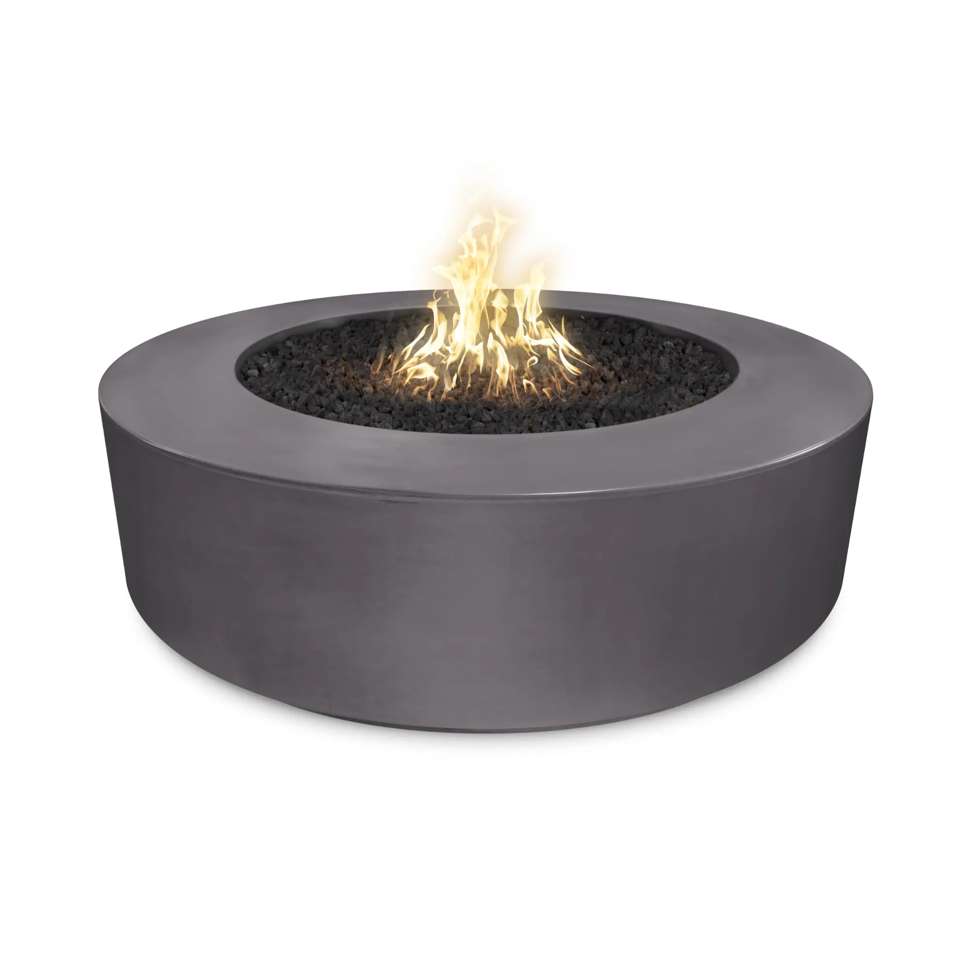 Florence 72" Round Concrete Gas Fire Pit – The Outdoor Plus
