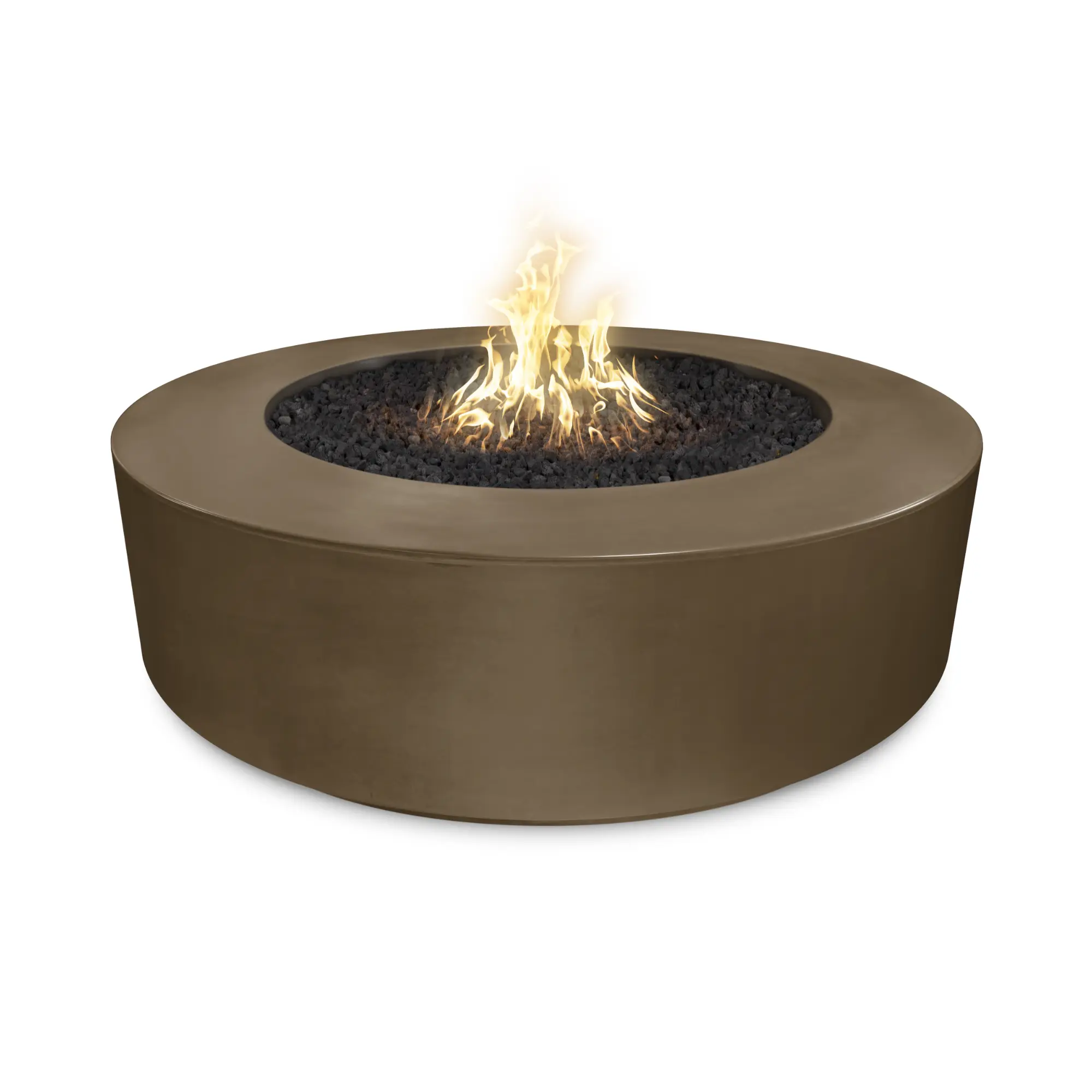 Florence 72" Round Concrete Gas Fire Pit – The Outdoor Plus