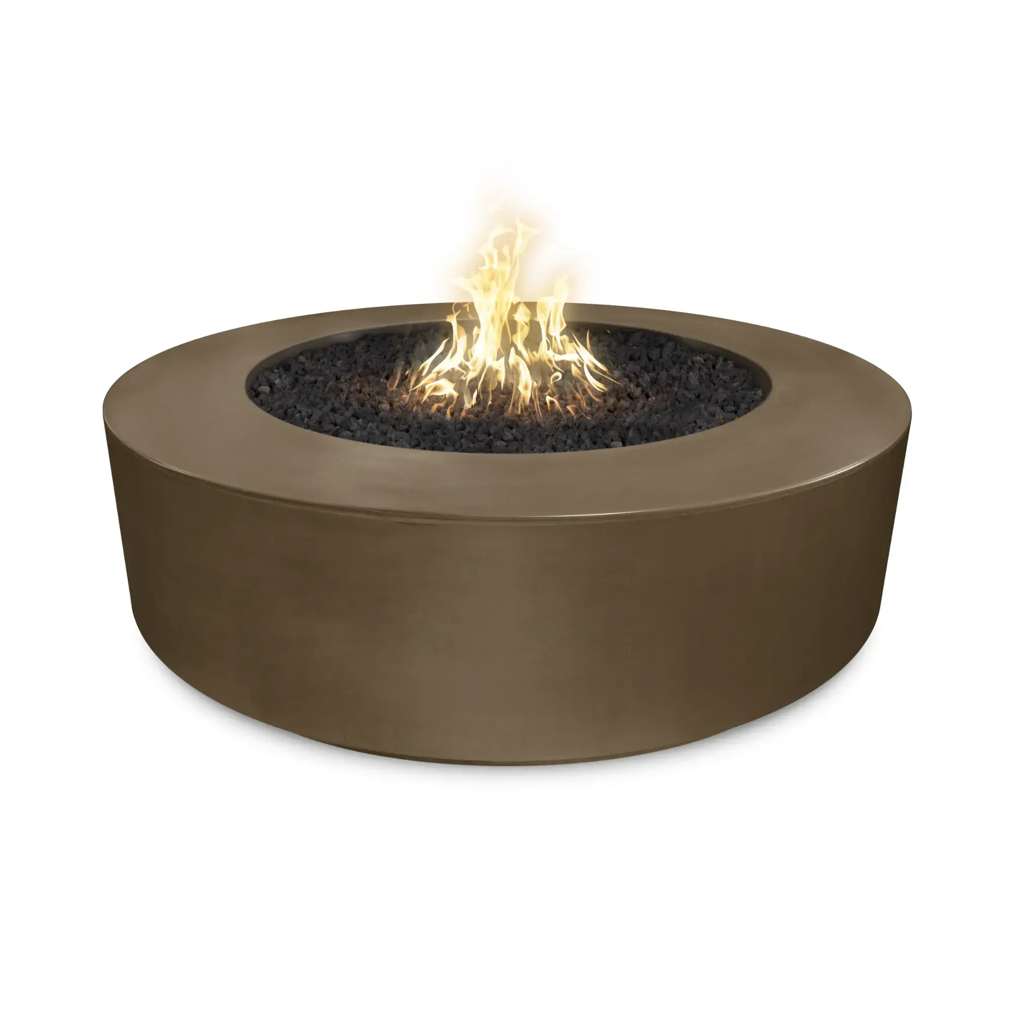 Florence 72" Round Concrete Gas Fire Pit – The Outdoor Plus The Outdoor Plus