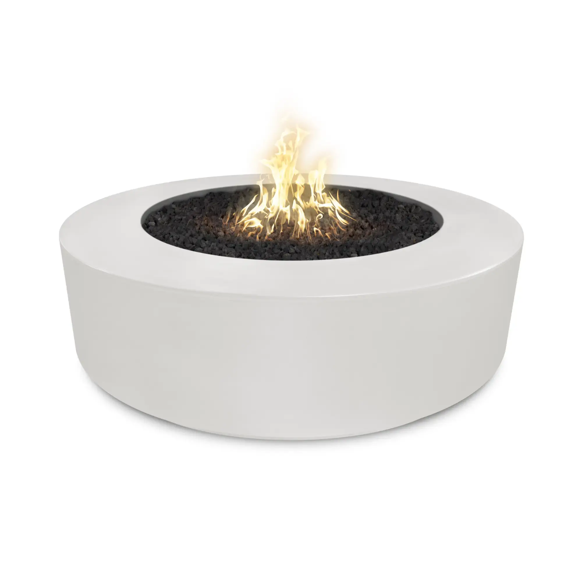 Florence 72" Round Concrete Gas Fire Pit – The Outdoor Plus The Outdoor Plus
