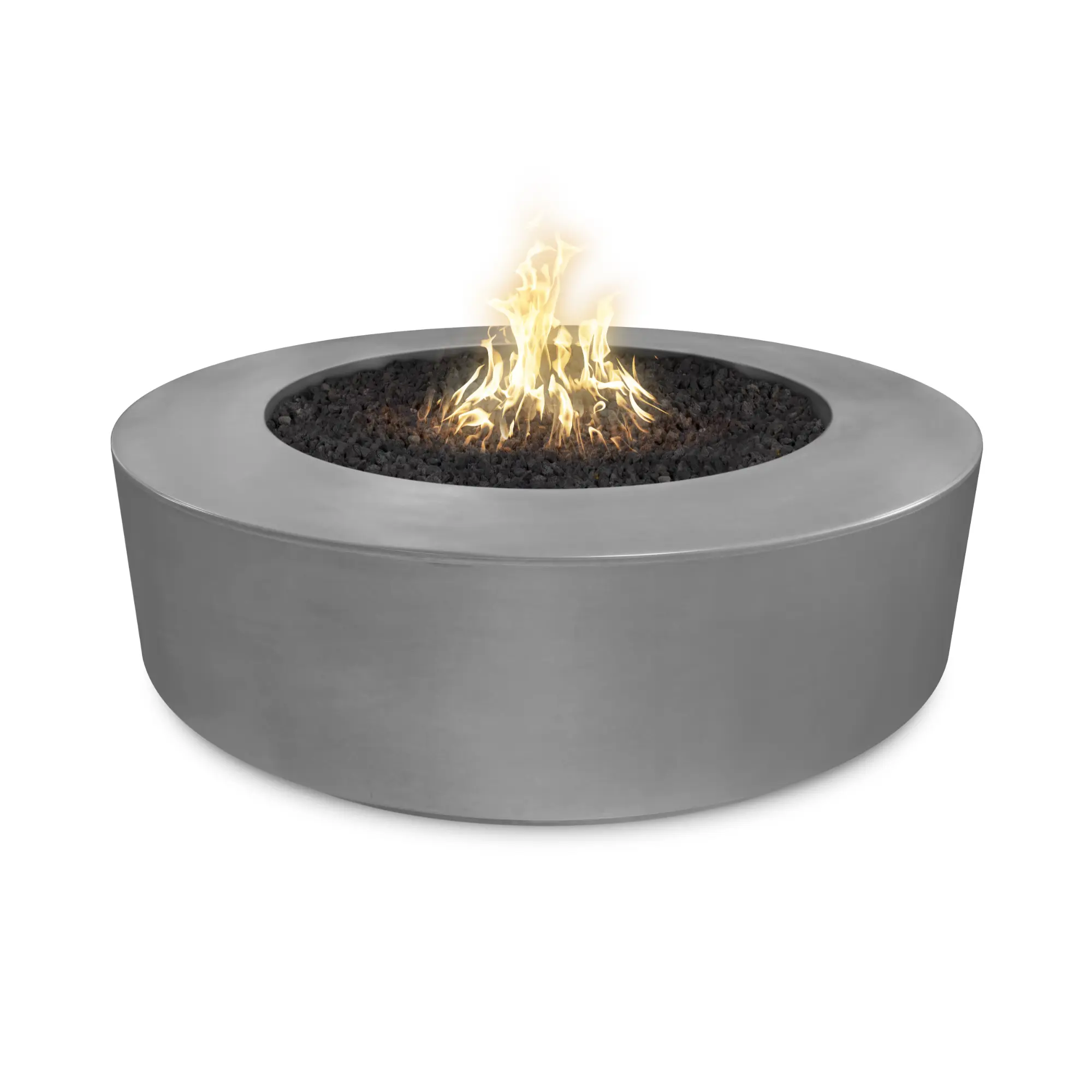 Florence 72" Round Concrete Gas Fire Pit – The Outdoor Plus