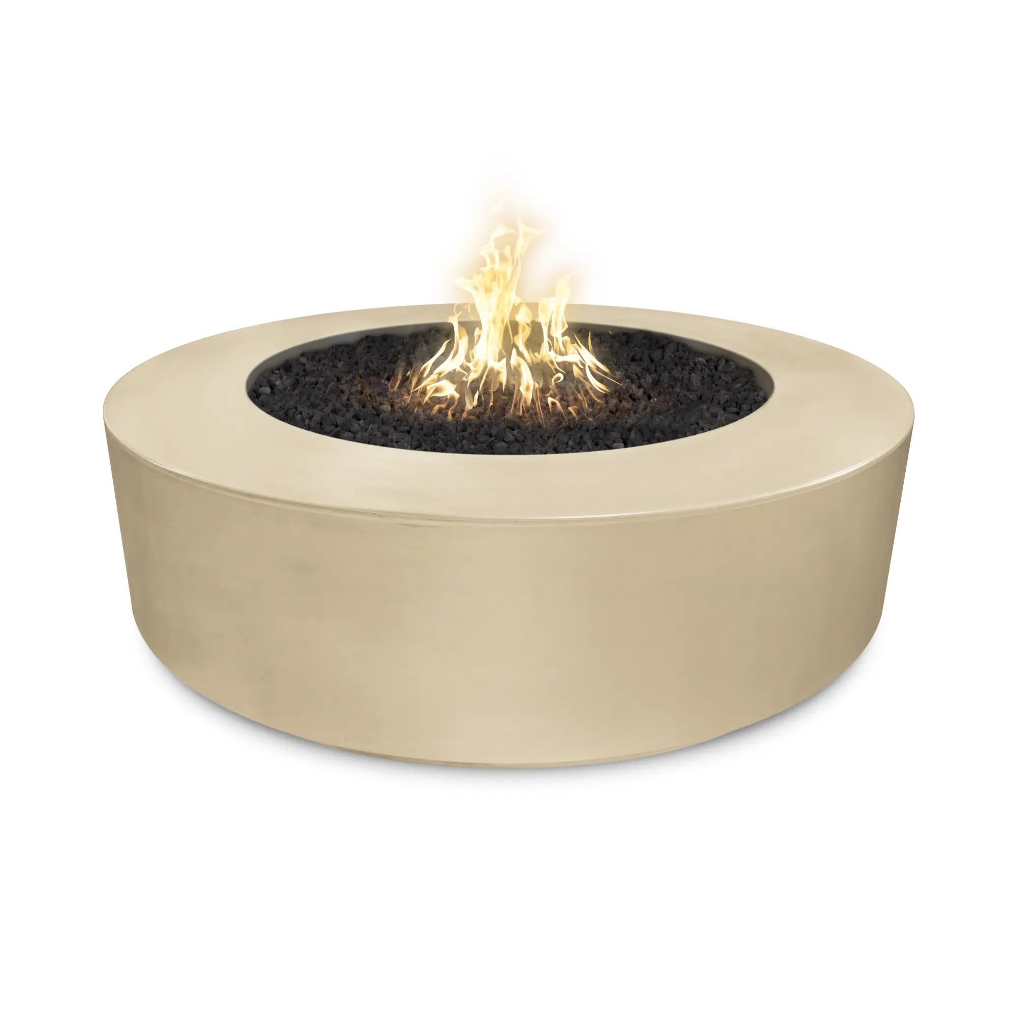 Florence 72" Round Concrete Gas Fire Pit – The Outdoor Plus