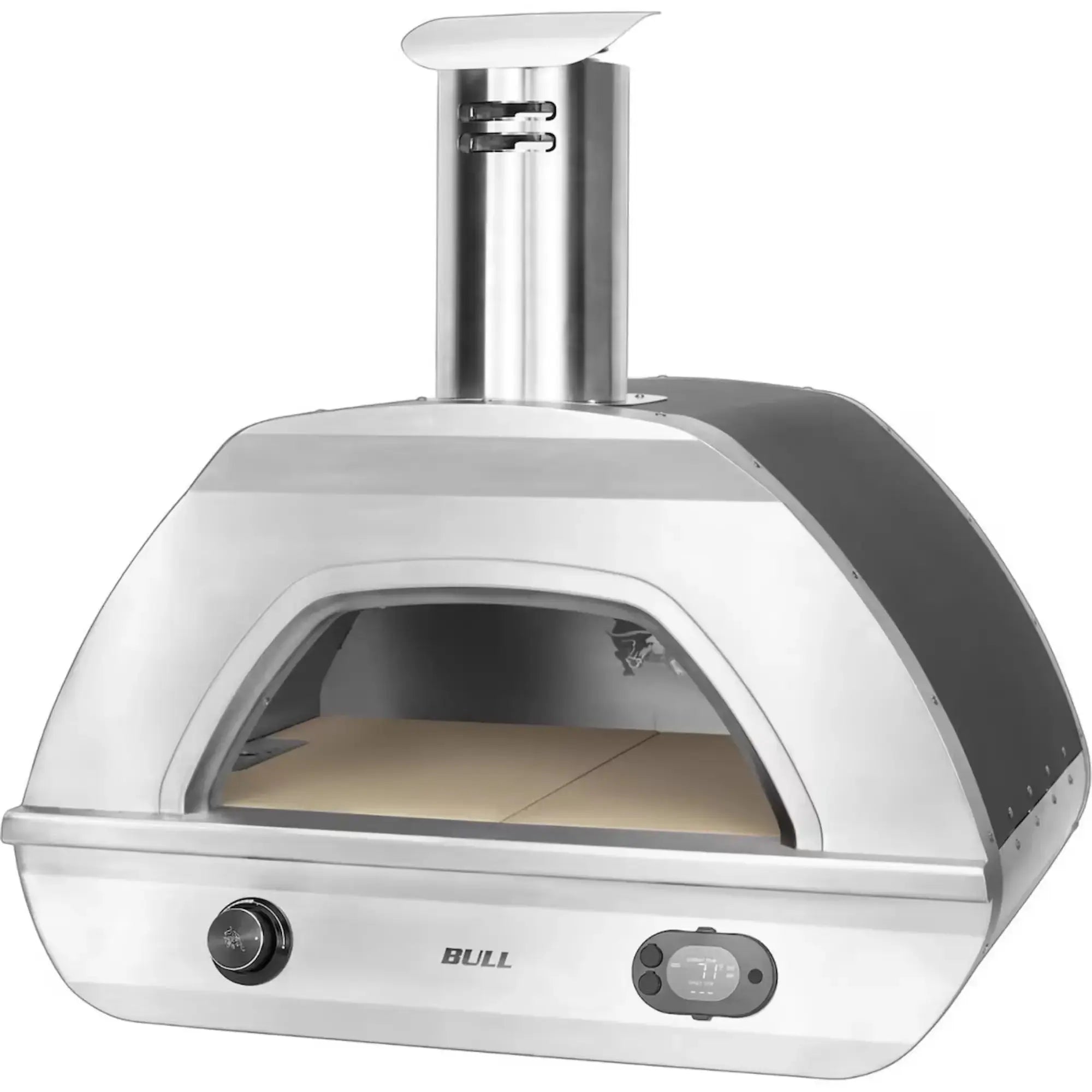 Bull Dual Fuel Countertop Pizza Oven – Gas, Wood, or Both Bull