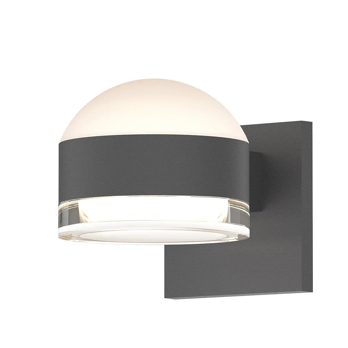 REALS Wall Sconce - Textured Gray - 4" H 5" W - Sonneman