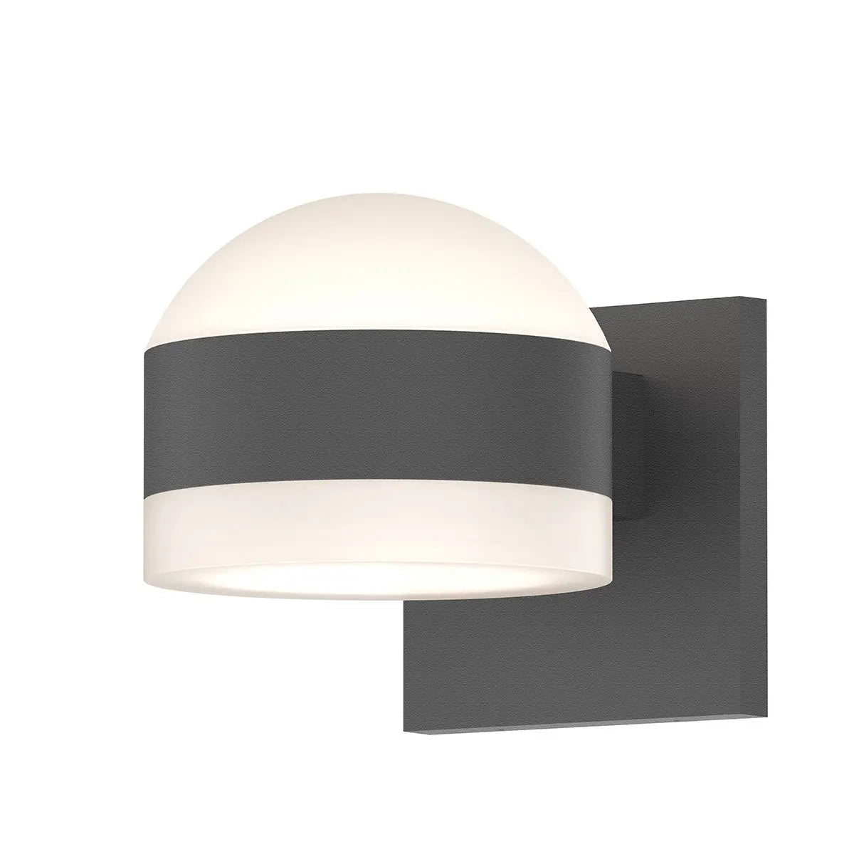 REALS Wall Sconce - Textured Gray - 4" H 5" W - Sonneman