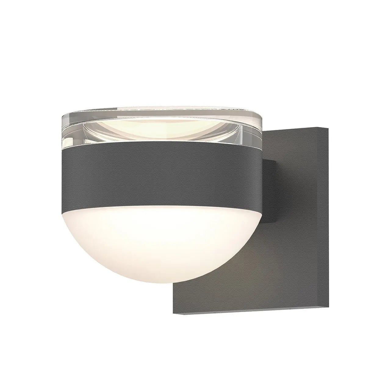 REALS Wall Sconce - Textured Gray - 4" H 5" W - Sonneman