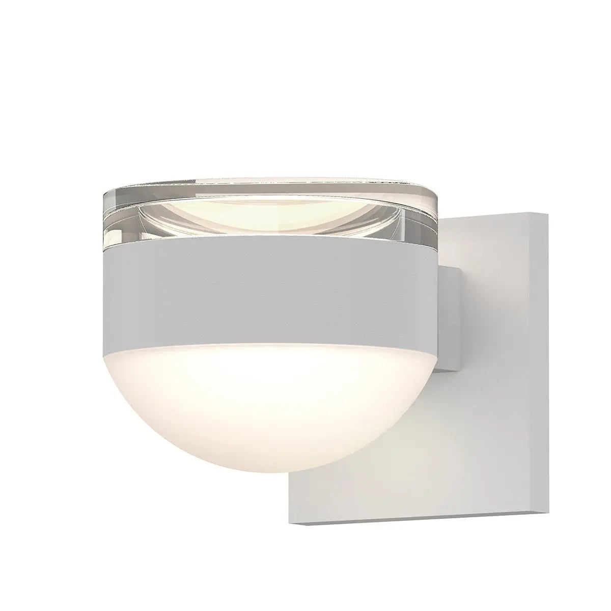 REALS Wall Sconce - Texture White - 4" H 5" W - Sonneman