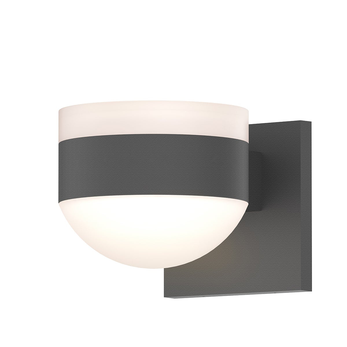REALS Wall Sconce - Textured Gray - 4" H 5" W - Sonneman